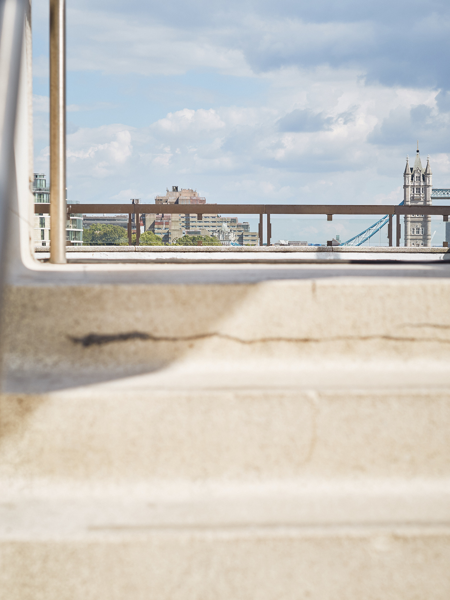 Olympus PEN-F sample photo. Partial view of tower bridge. photography