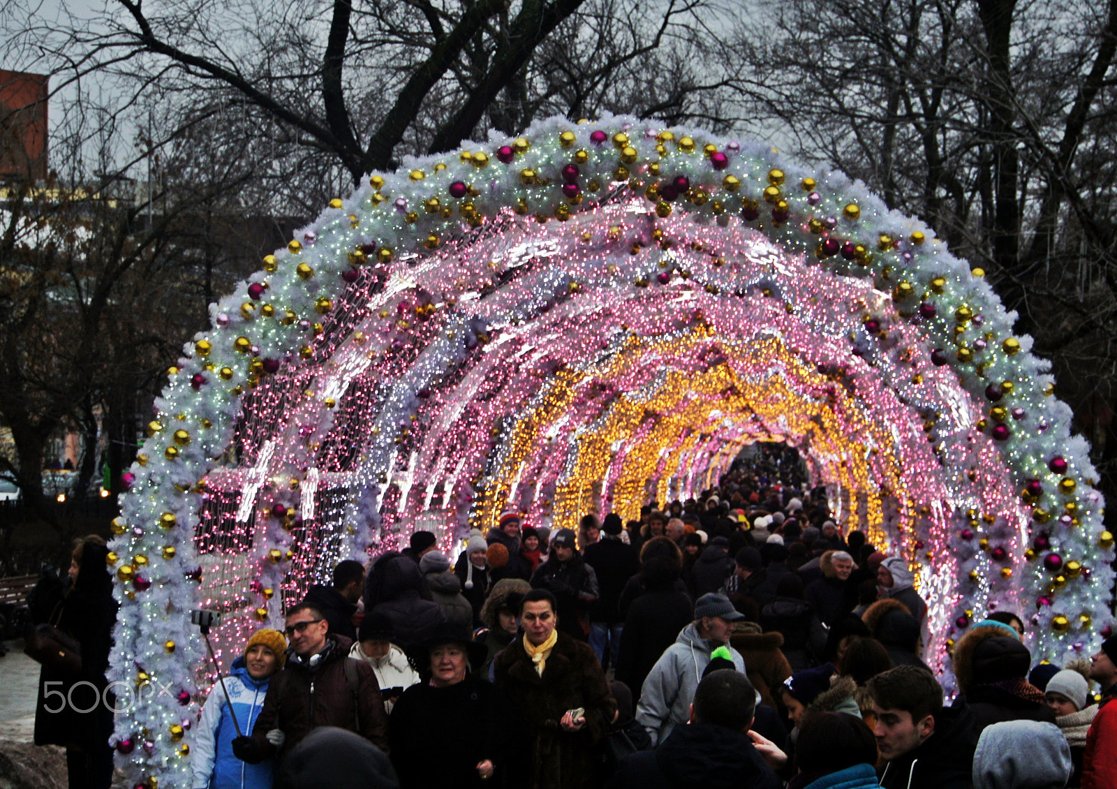 Sony Alpha NEX-3 sample photo. Moscow new year portal. 2017 photography