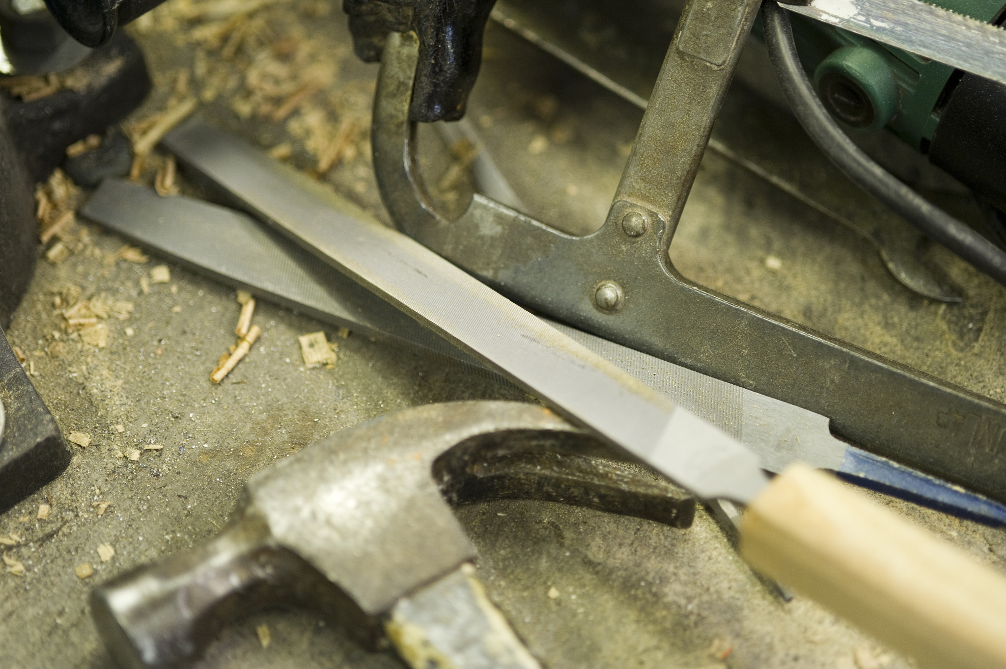 Nikon D3S sample photo. Tools for wooden workboat building in cambridge, md photography
