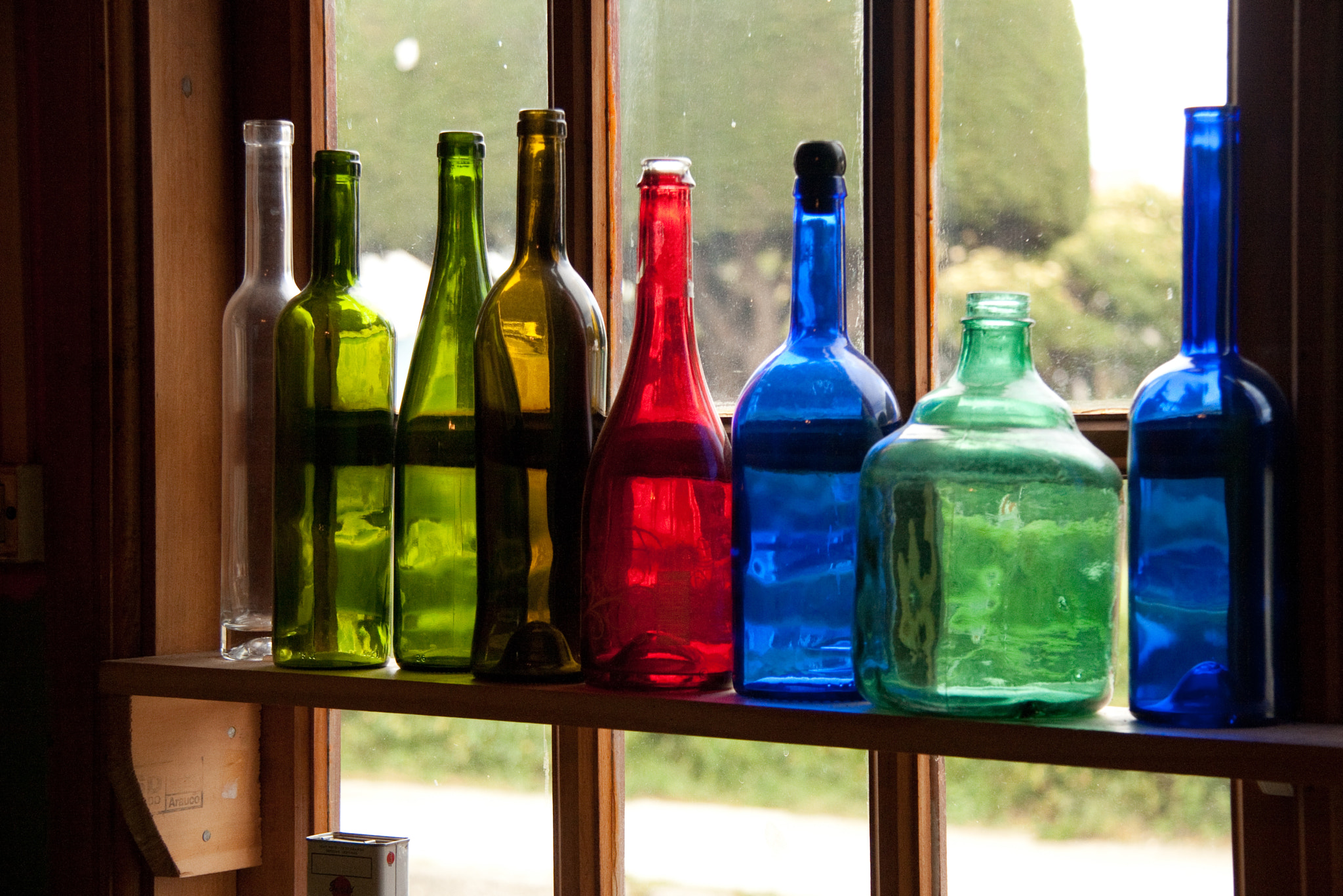 Canon EF-S 18-200mm F3.5-5.6 IS sample photo. Bottles photography
