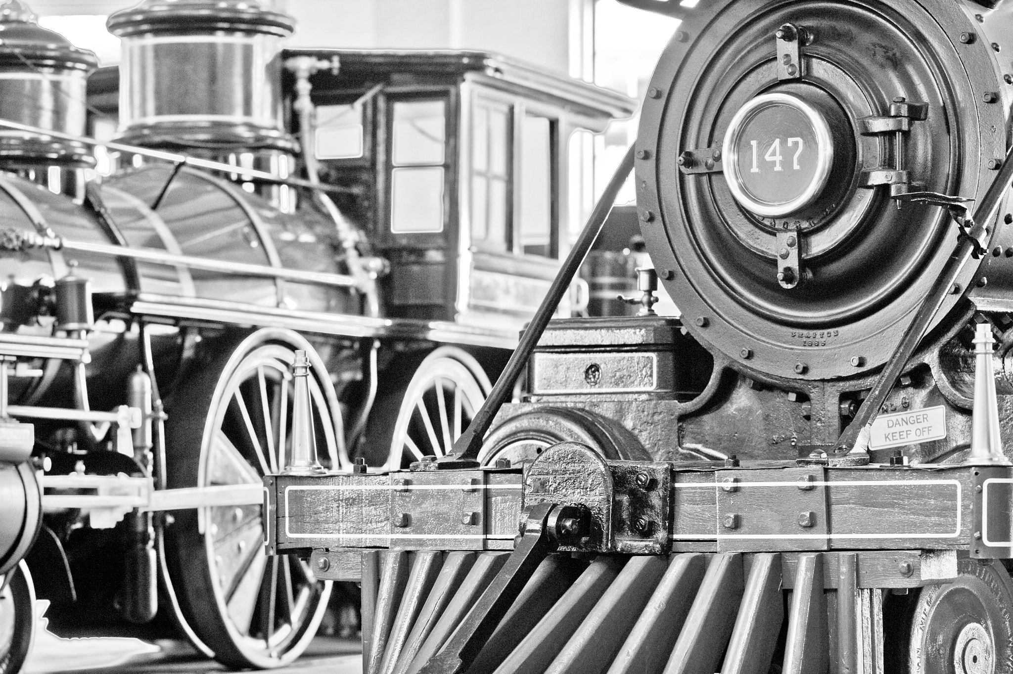 AF DC-Nikkor 135mm f/2 sample photo. B&o railroad museum photography