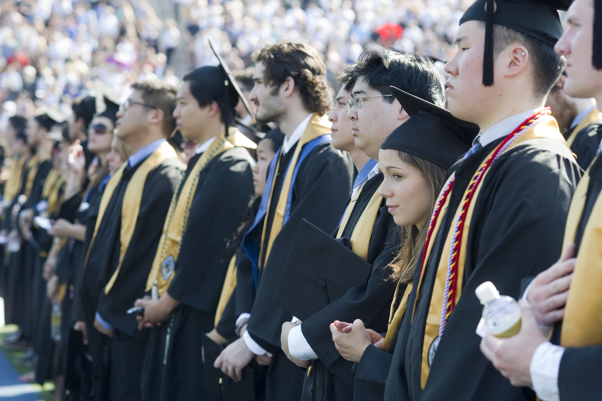 Nikon D3S + AF DC-Nikkor 135mm f/2 sample photo. 2010 johns hopkins university graduation, baltimore md photography