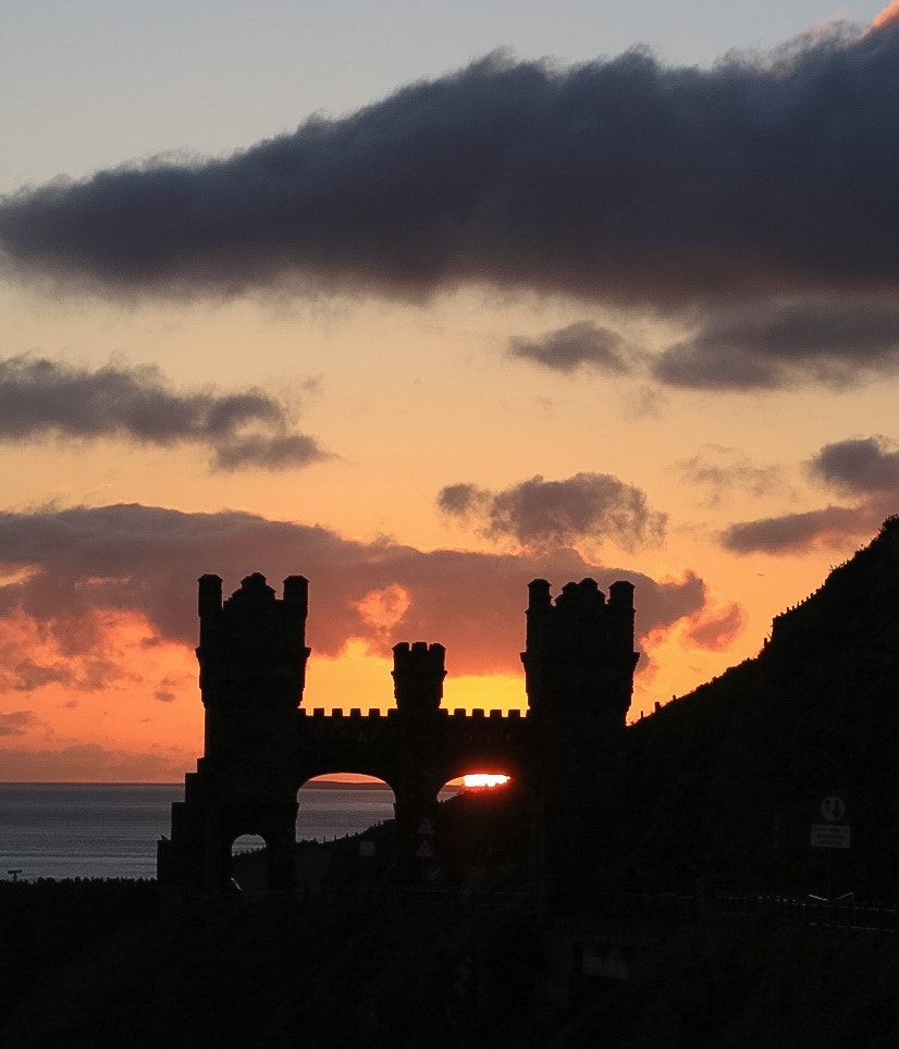 Canon EF 35-80mm f/4-5.6 sample photo. Manx sunset photography