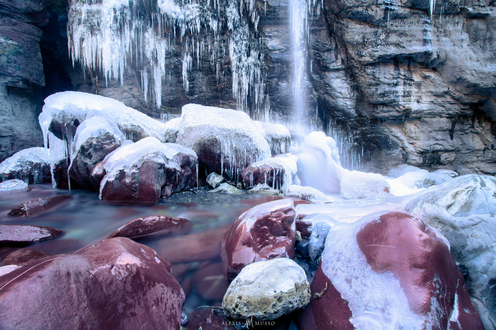 Canon EOS 50D sample photo. Cherry frozen fall photography