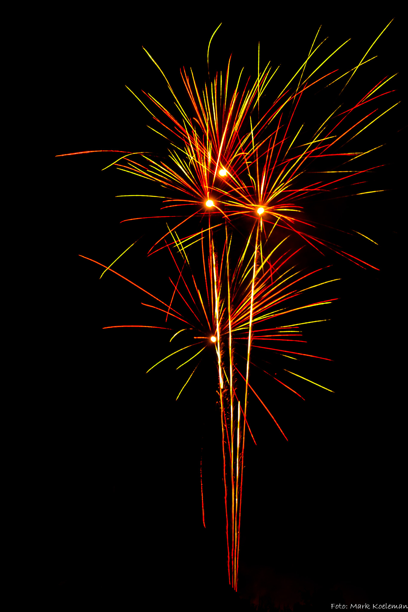 Nikon D5500 sample photo. Abstract firework photography
