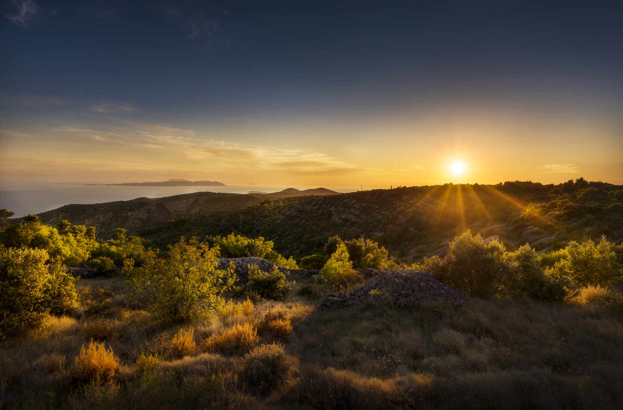 Nikon D600 sample photo. Hvar sunset photography