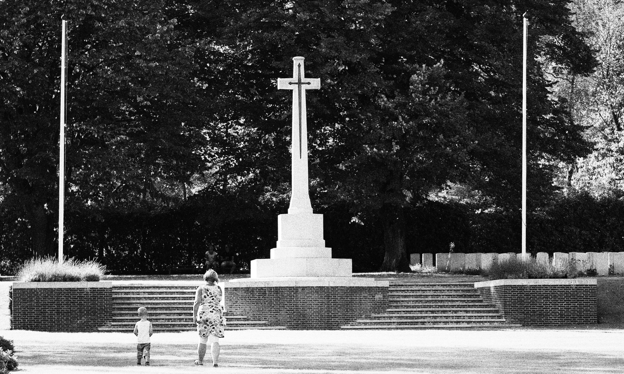 Sony a6300 + Sony Sonnar T* FE 55mm F1.8 ZA sample photo. Canadian war memorial, holten, the netherlands photography