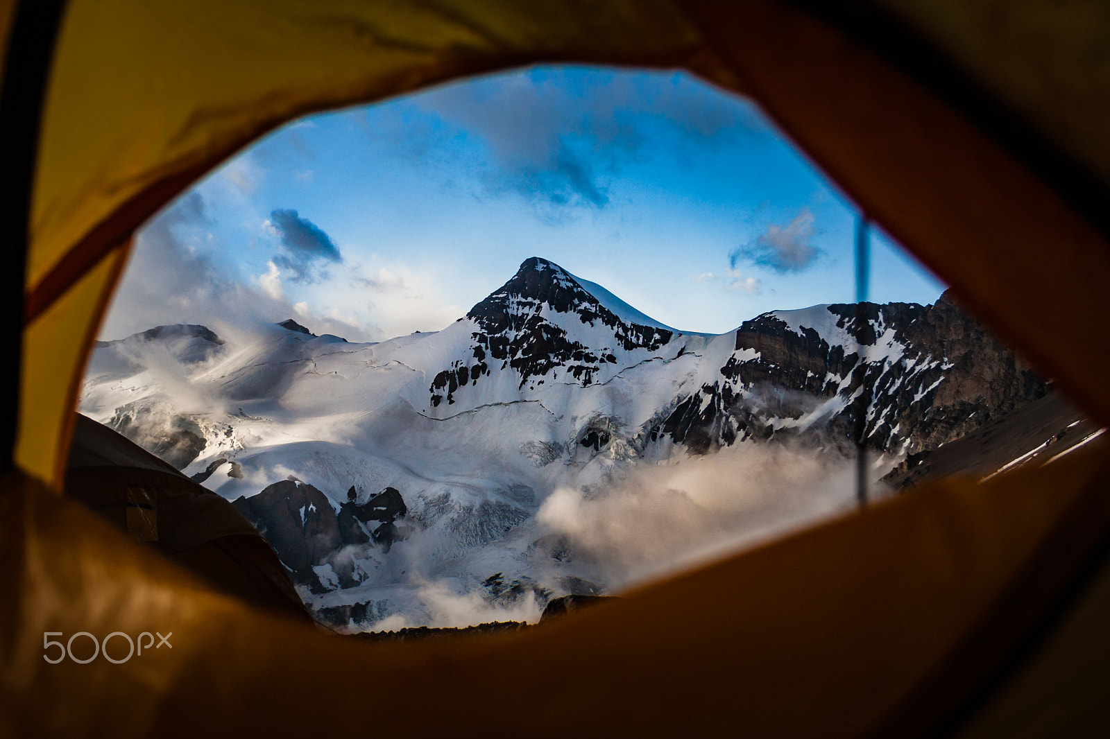 Canon EOS-1D Mark II N sample photo. Mountain window photography