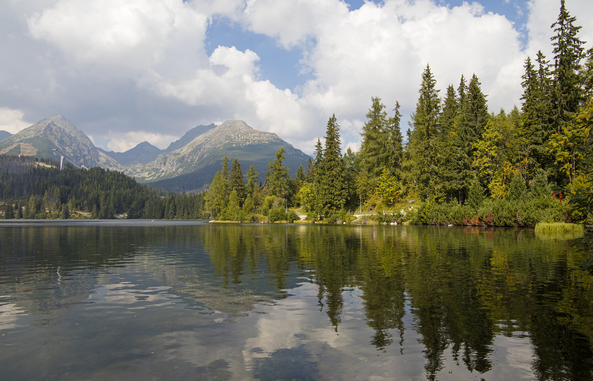 Canon EOS 5DS + Canon EF 24-105mm F3.5-5.6 IS STM sample photo. View of strbske pleso lake photography