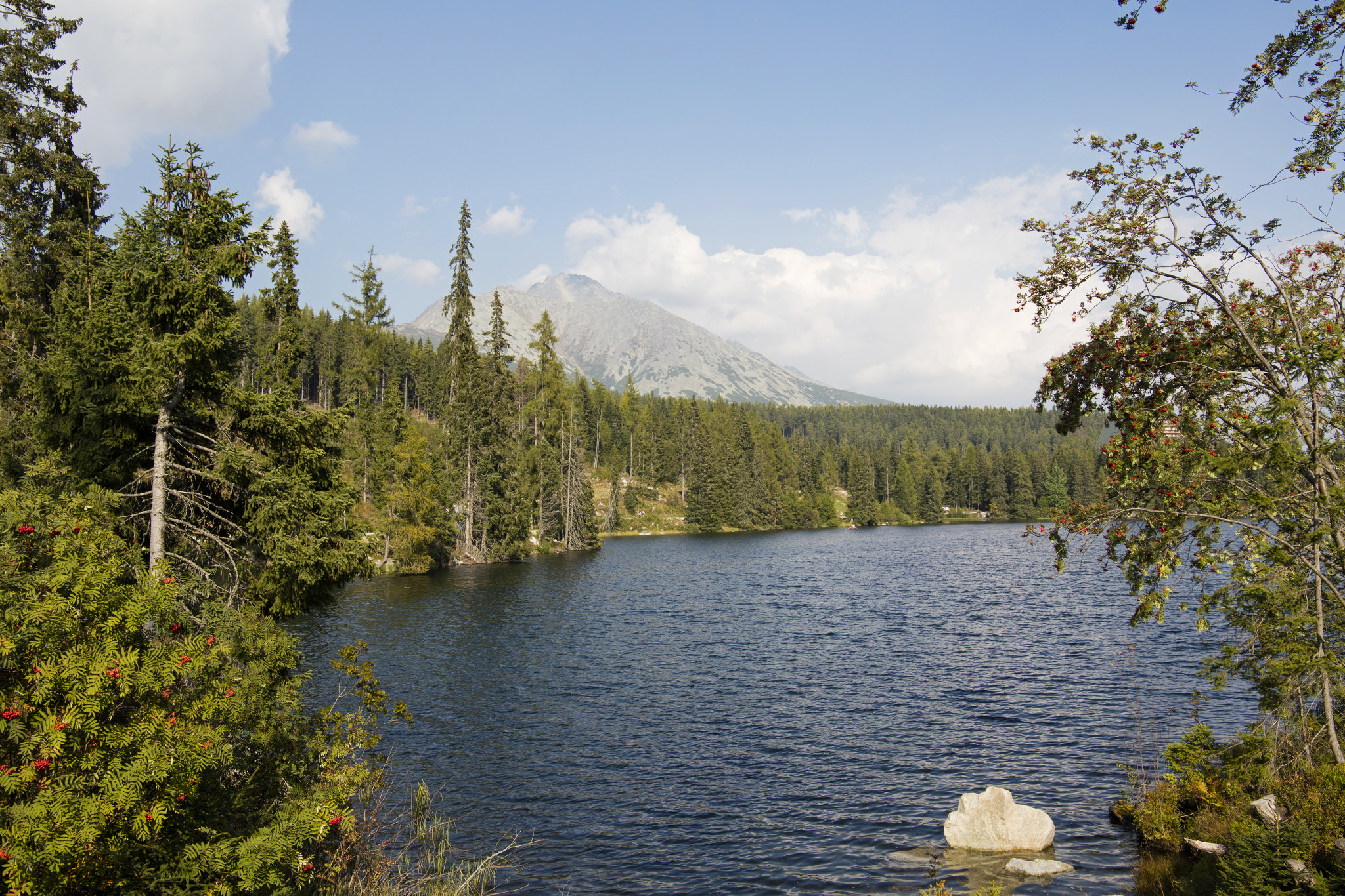 Canon EOS 5DS sample photo. View of strbske pleso lake photography