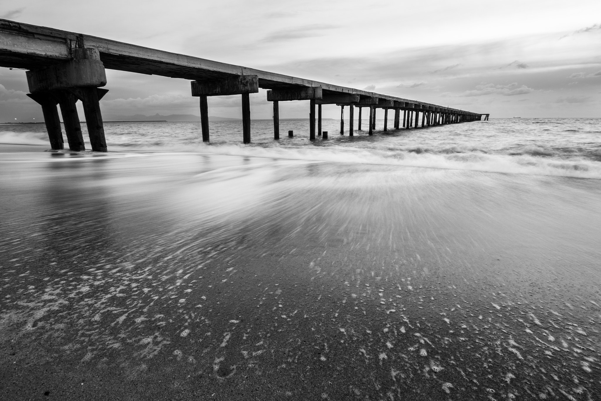 Canon EOS 50D sample photo. Bridge b/w photography