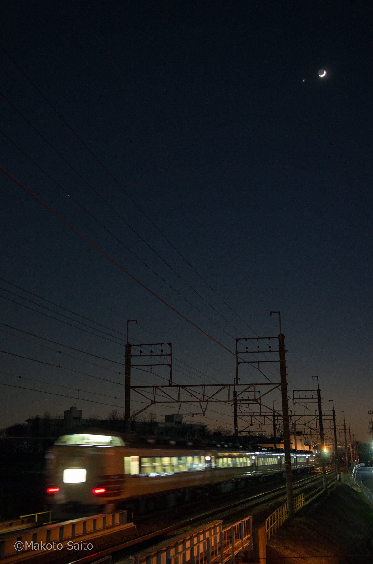 Pentax K-5 IIs sample photo. Venus and crescent photography