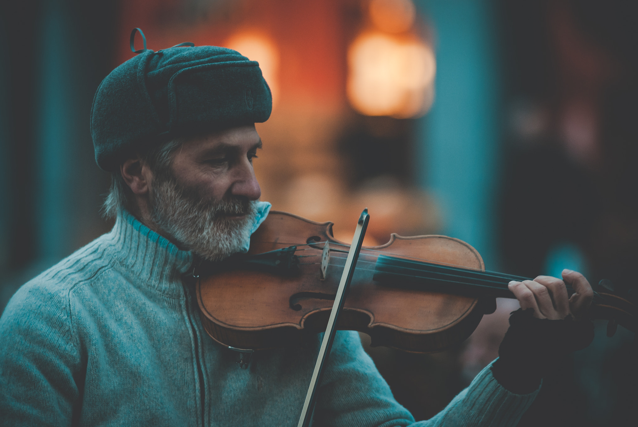 Sony Alpha DSLR-A200 sample photo. Street musician in antwerpen photography