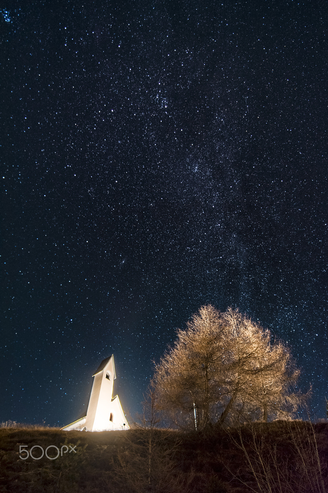 Samyang 14mm F2.8 ED AS IF UMC sample photo. Chapel passo gardena photography
