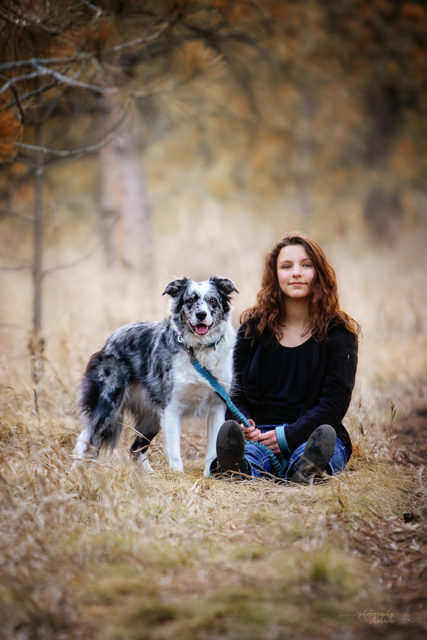 Canon EF 70-200mm F2.8L IS USM sample photo. Www.photographybyshannon.us :: a girl and her dog photography