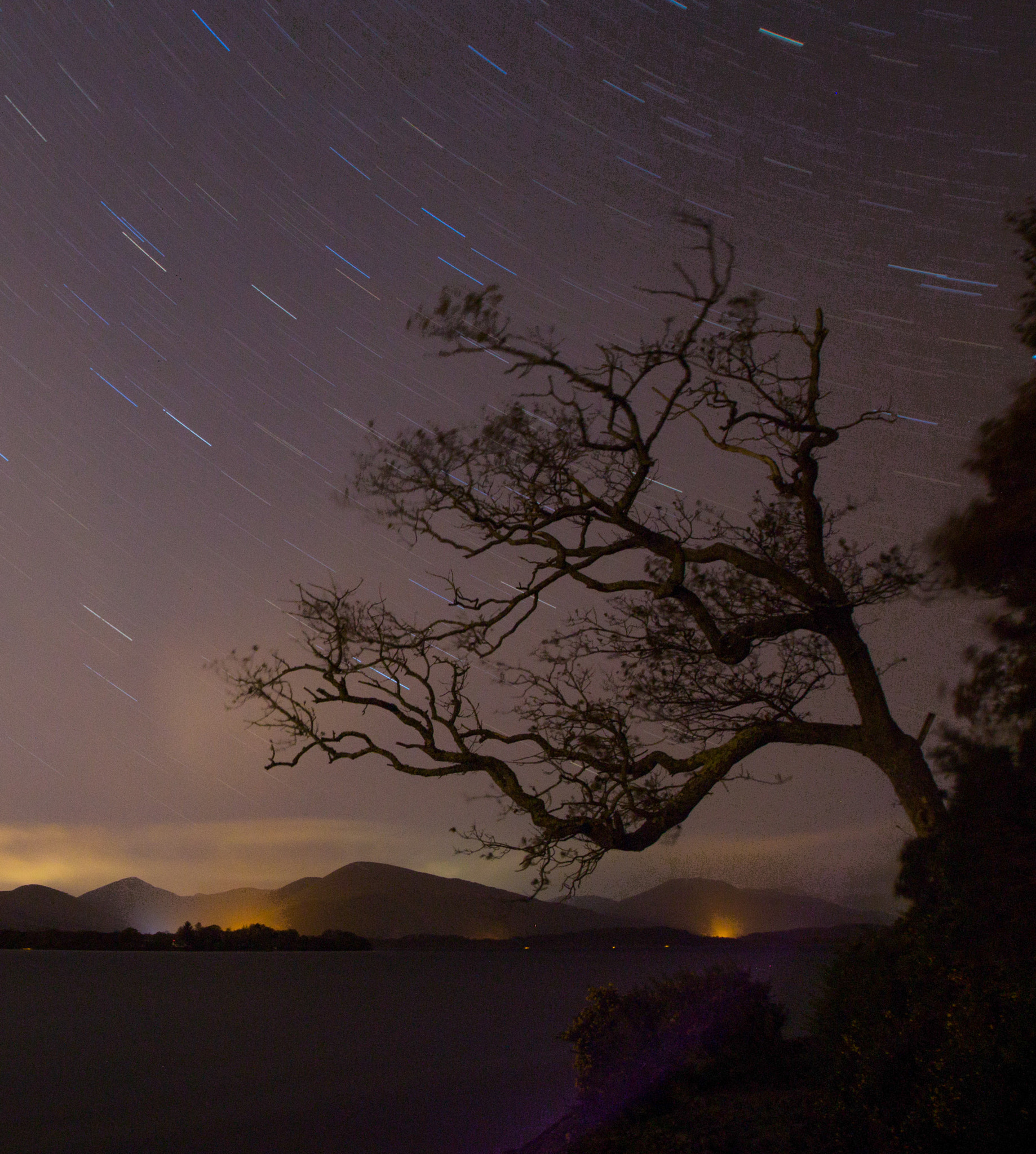 Sigma 10-20mm F3.5 EX DC HSM sample photo. Loch lomond at night photography
