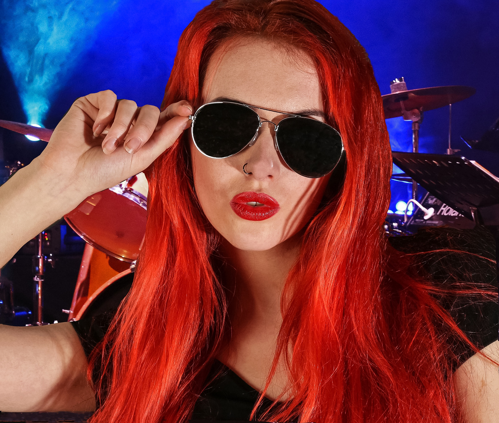 Canon EF 75-300mm f/4-5.6 USM sample photo. Rock chick photography