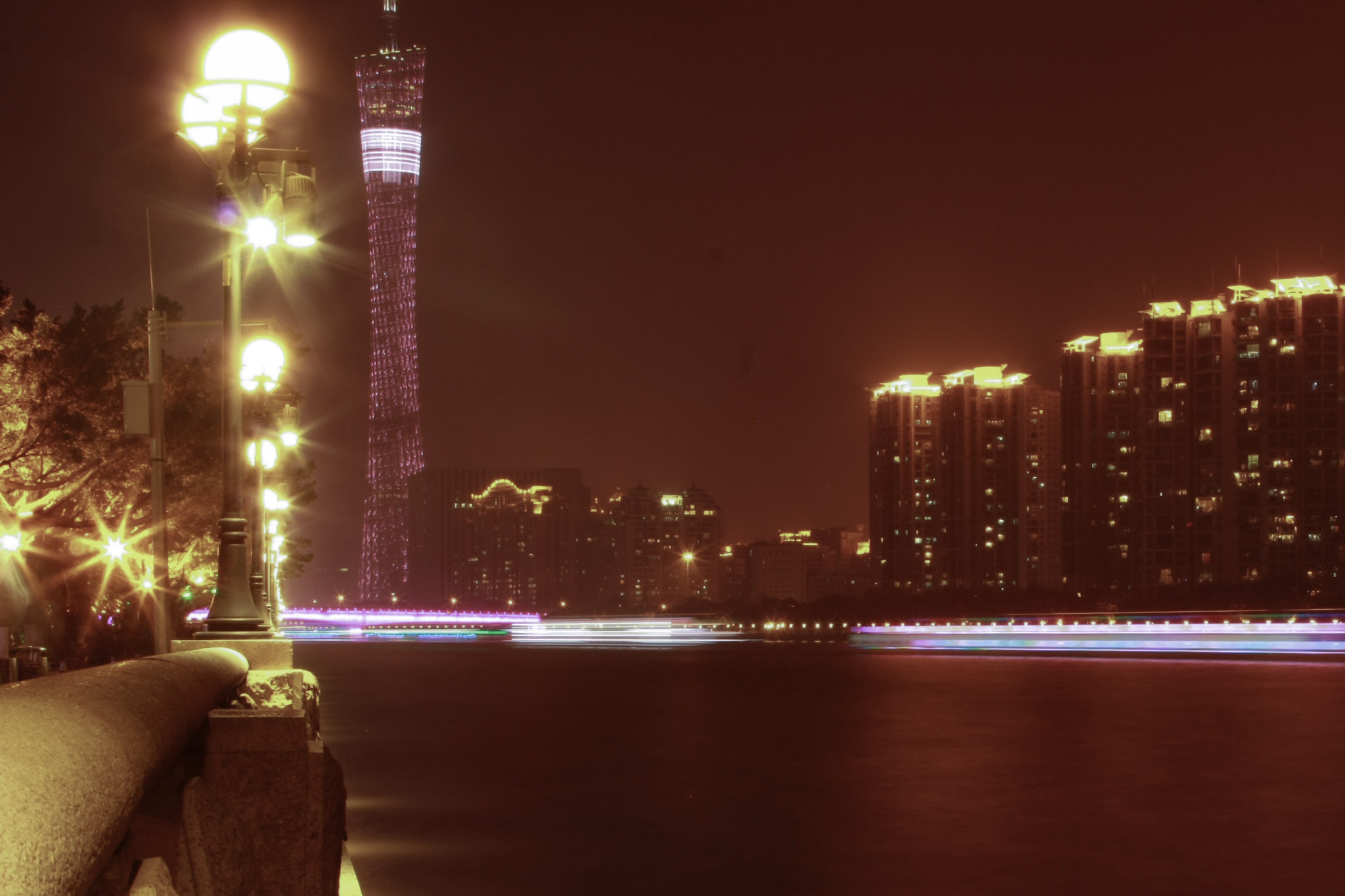 Canon EOS 450D (EOS Rebel XSi / EOS Kiss X2) sample photo. Río perla, guangzhou, china photography