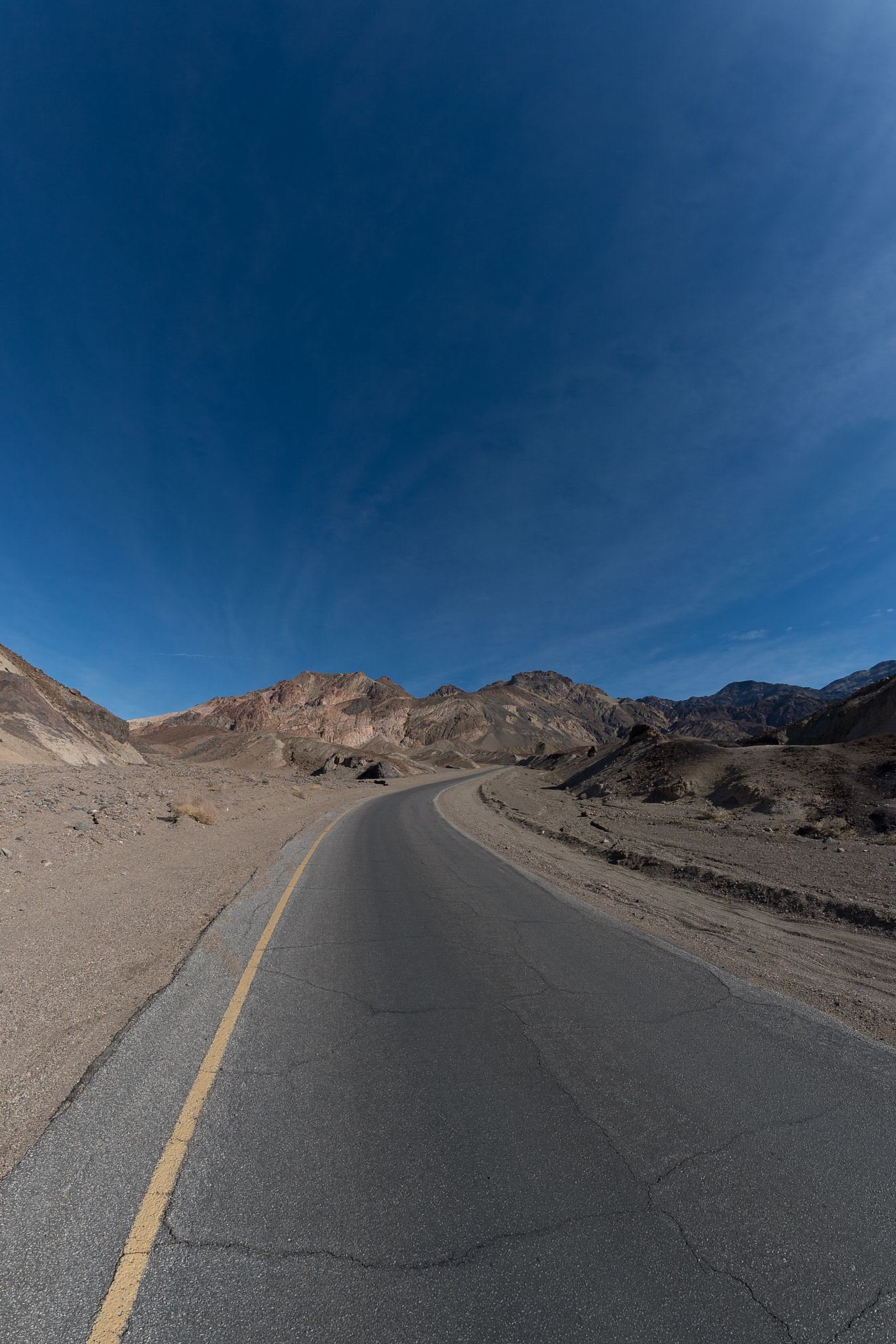 Samyang 12mm F2.8 ED AS NCS Fisheye sample photo. The road to artists canyon photography