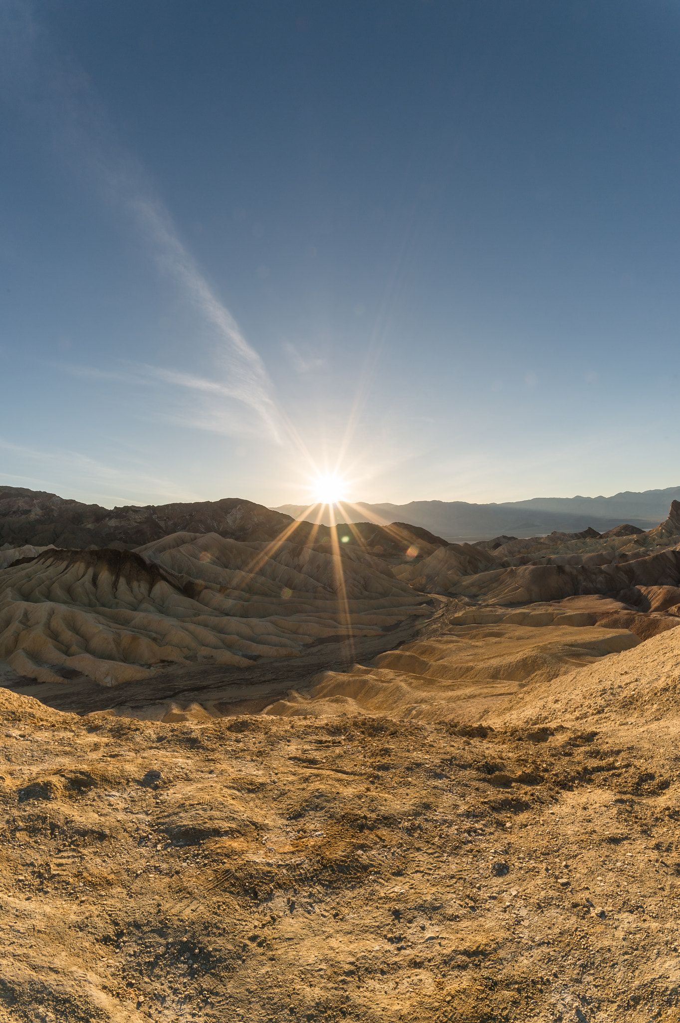 Nikon D4 sample photo. Zabriskie point at sunset photography