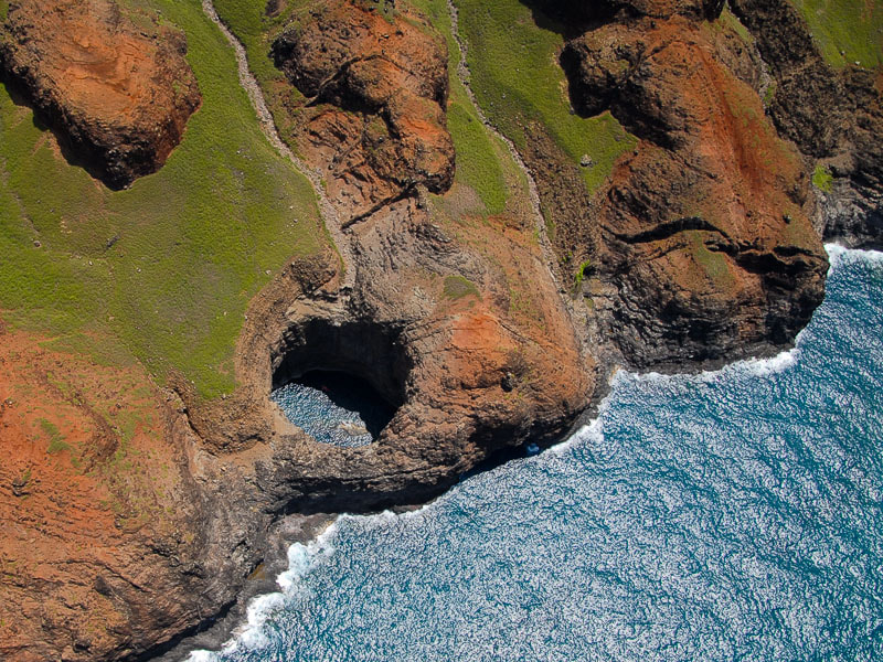 Nikon D200 + Sigma 18-50mm F2.8 EX DC sample photo. Open-ceiling sea cave 1 photography