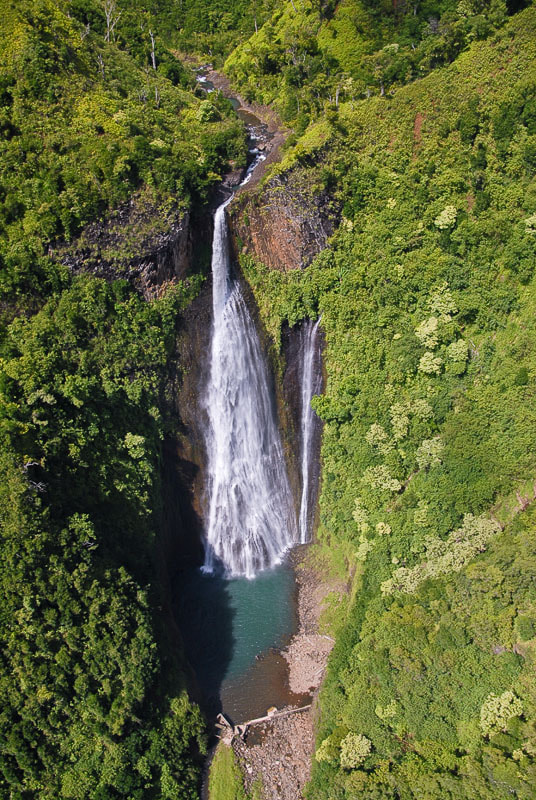 Nikon D200 sample photo. Manawaiopuna falls 1 photography