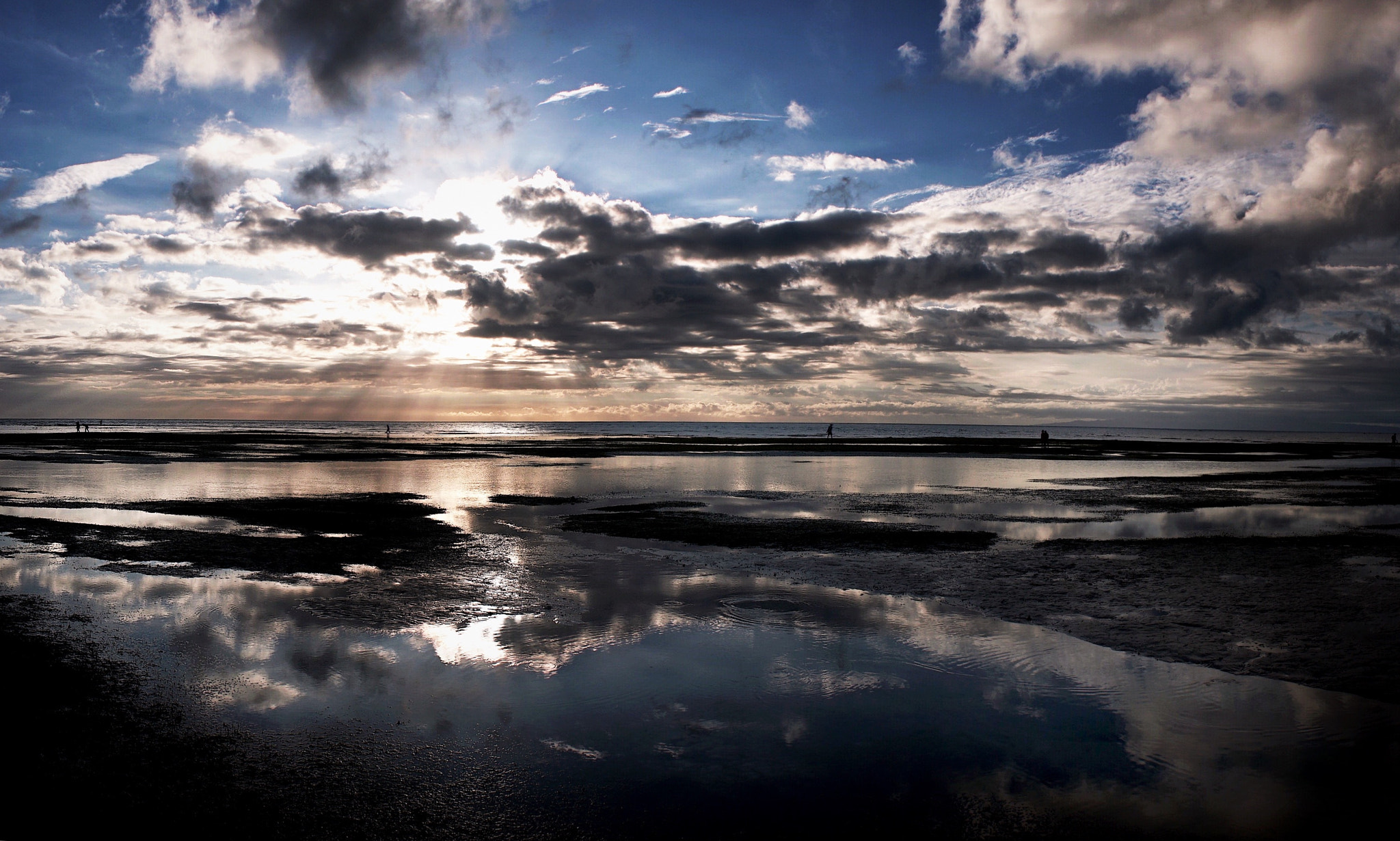 Sony a6300 sample photo. Low tide reflections photography