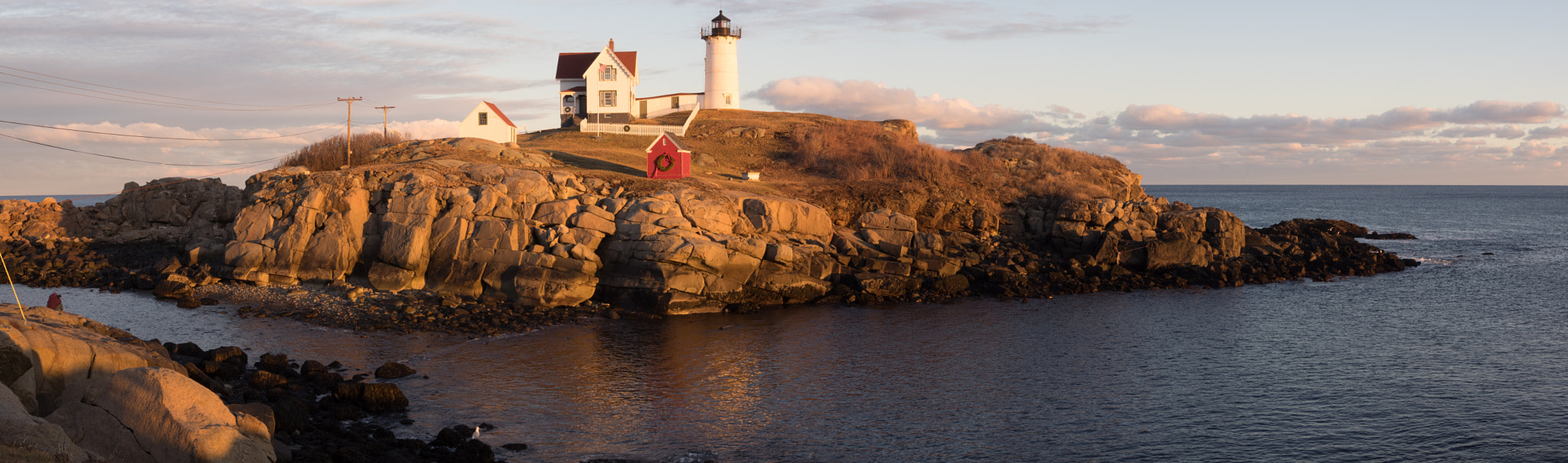 Olympus OM-D E-M1 sample photo. A panorama of the lighthouse photography