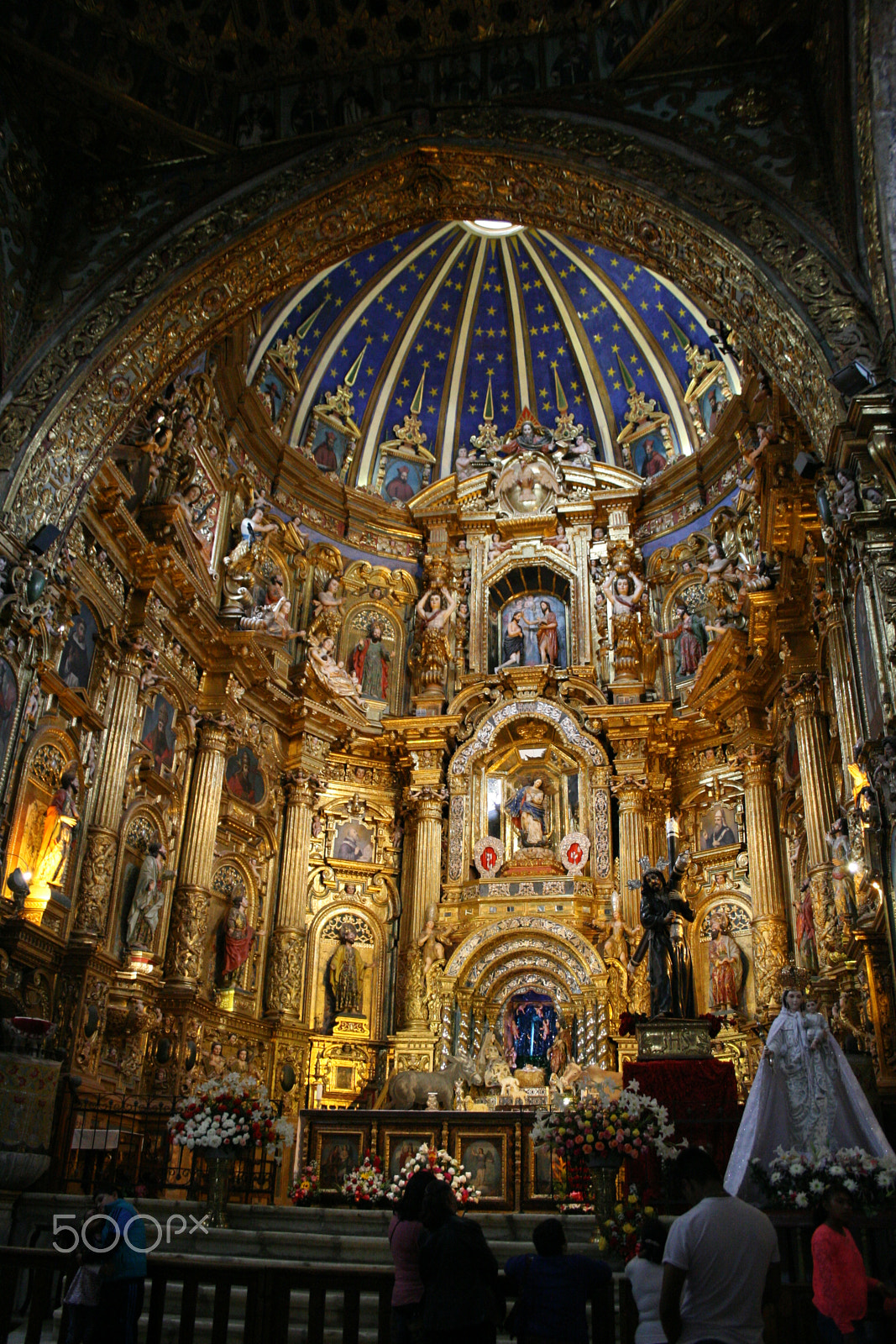 Canon EOS 30D + Canon EF-S 18-55mm F3.5-5.6 sample photo. Altar iglesia de san francisco photography