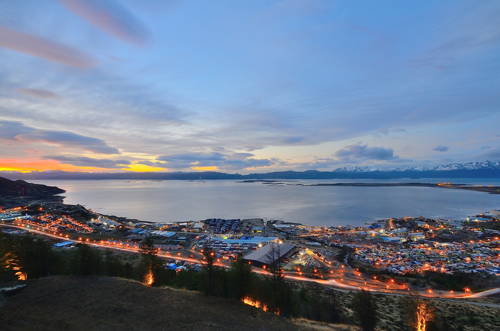 Nikon D7000 sample photo. Sunrise in ushuaia photography