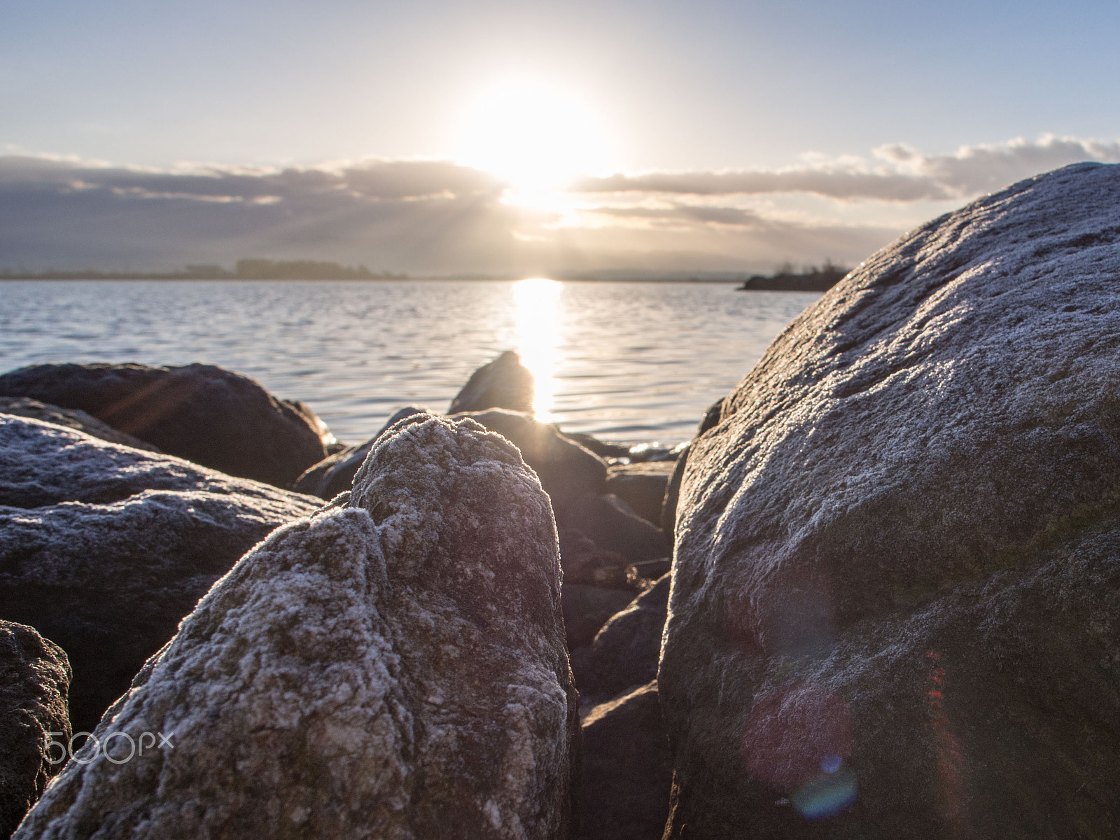 Olympus PEN E-PL5 sample photo. Frozen rock photography