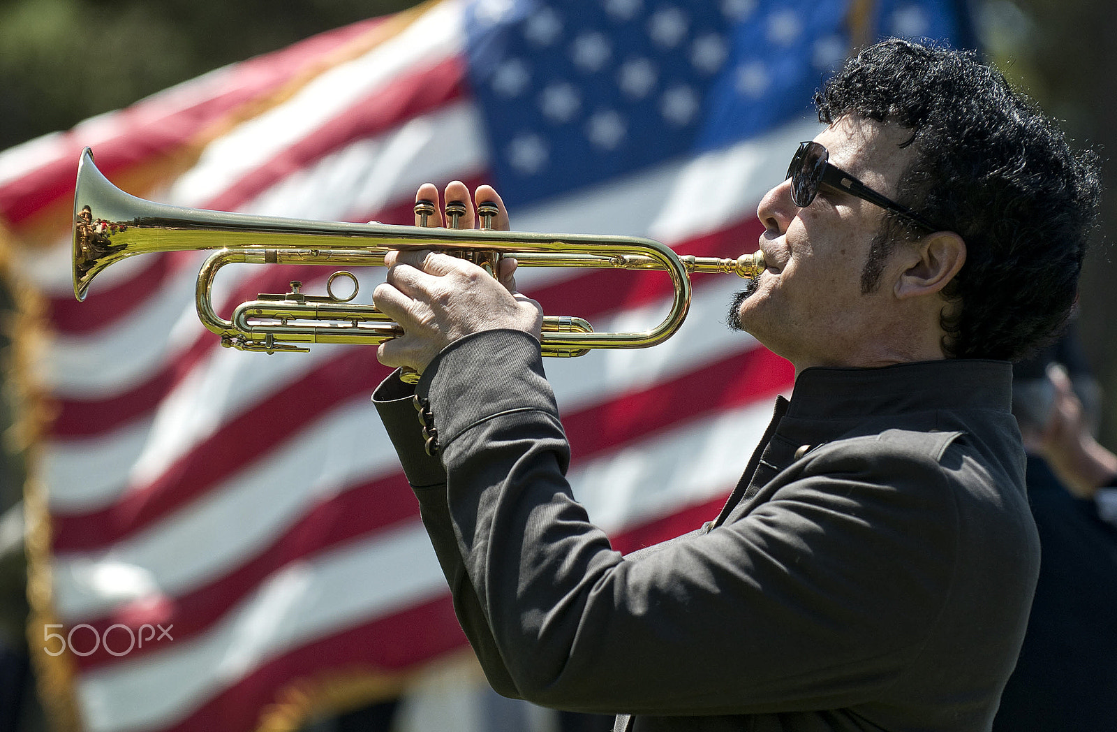 Nikon D90 sample photo. Bugle to the sound of taps - dana point, ca photography