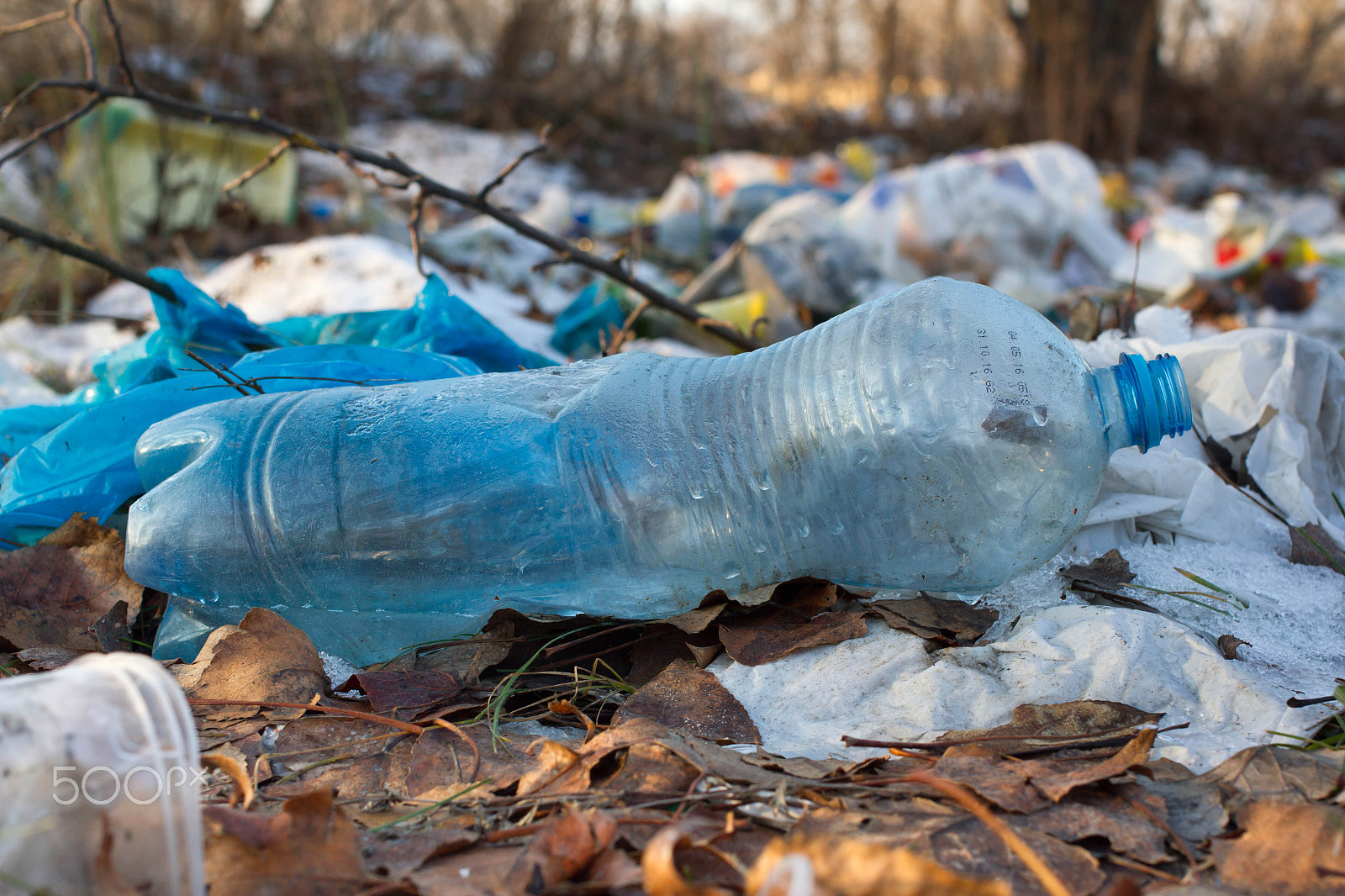 Canon EF 40mm F2.8 STM sample photo. Pile of plastic bags and other refined petroleum products dumped in landfill. garbage heap gives... photography