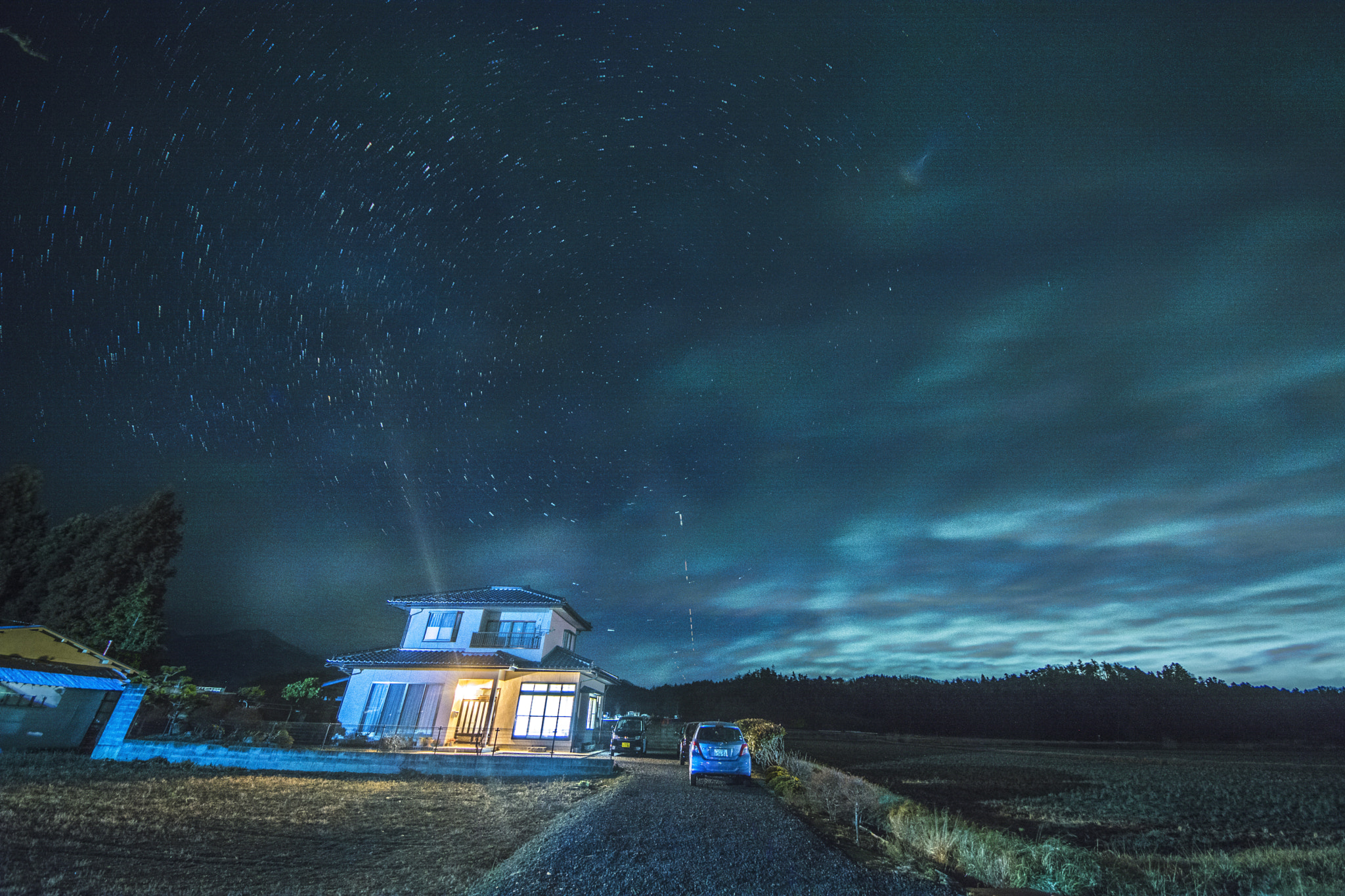 Sigma 8-16mm F4.5-5.6 DC HSM sample photo. 田舎の夜景 photography
