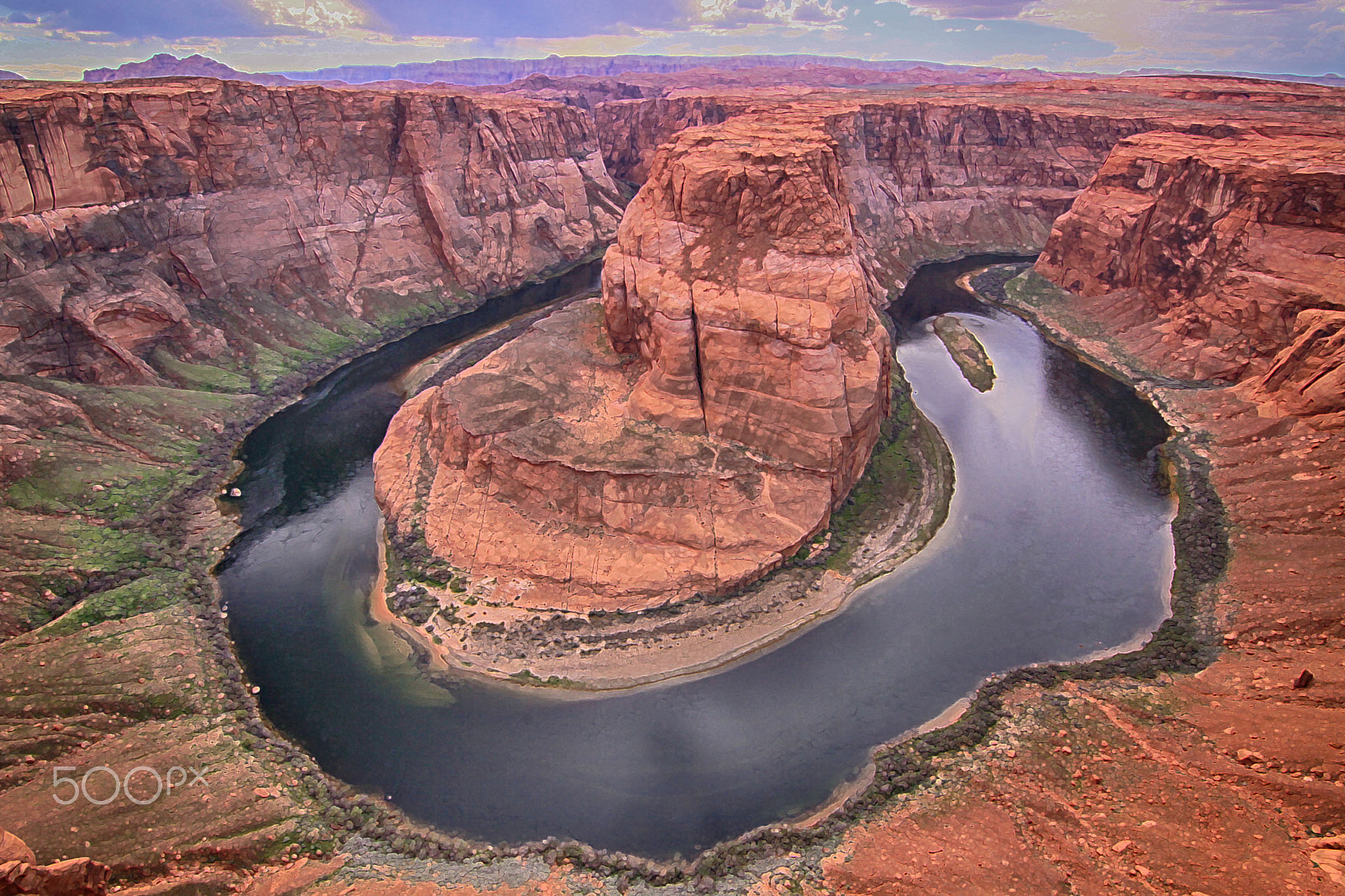 Canon EOS 50D + Tokina AT-X Pro 11-16mm F2.8 DX sample photo. Horseshoe bend photography
