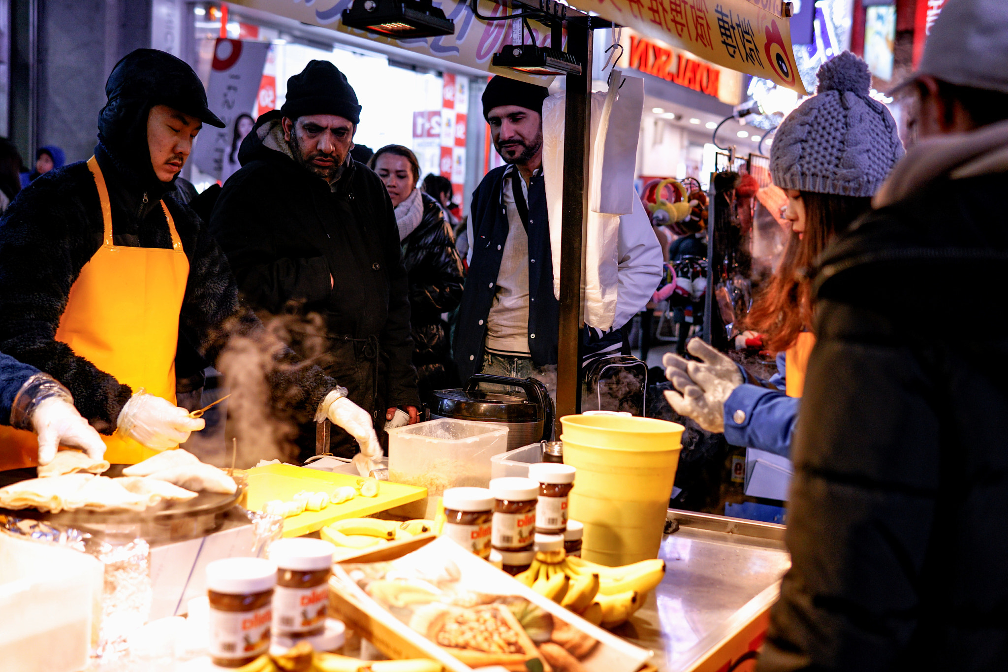 Sony a6300 sample photo. Korean night market photography