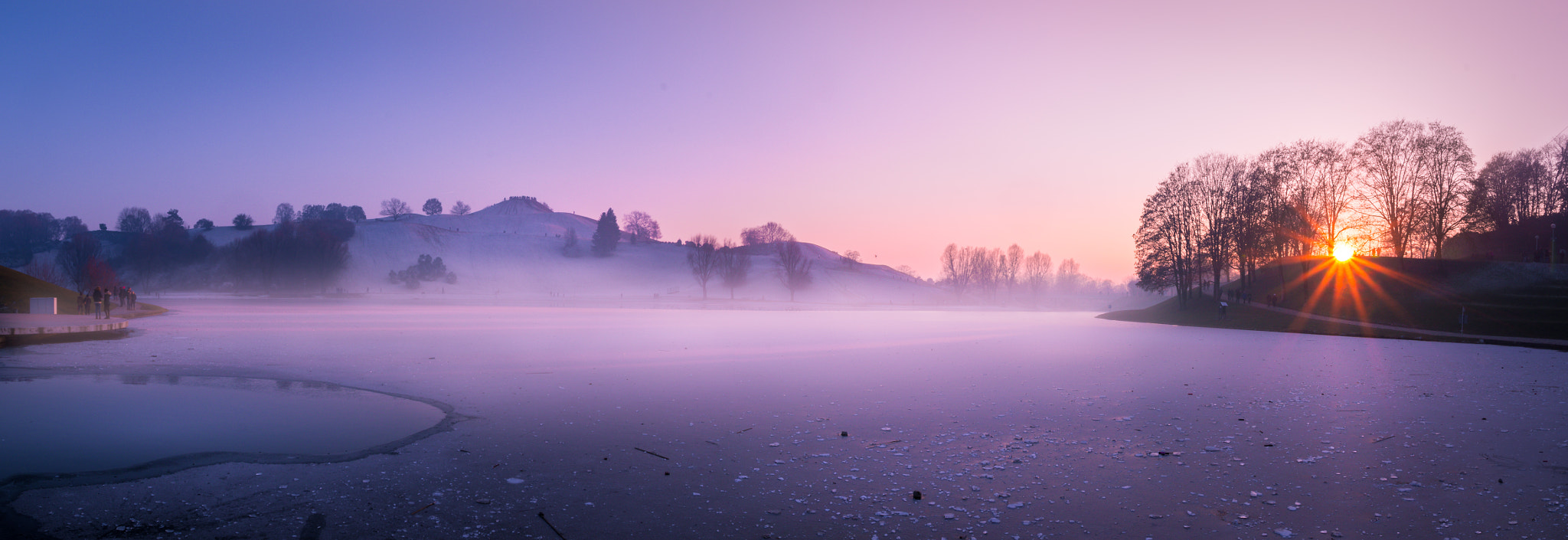 Sony SLT-A65 (SLT-A65V) sample photo. Foggy lake photography