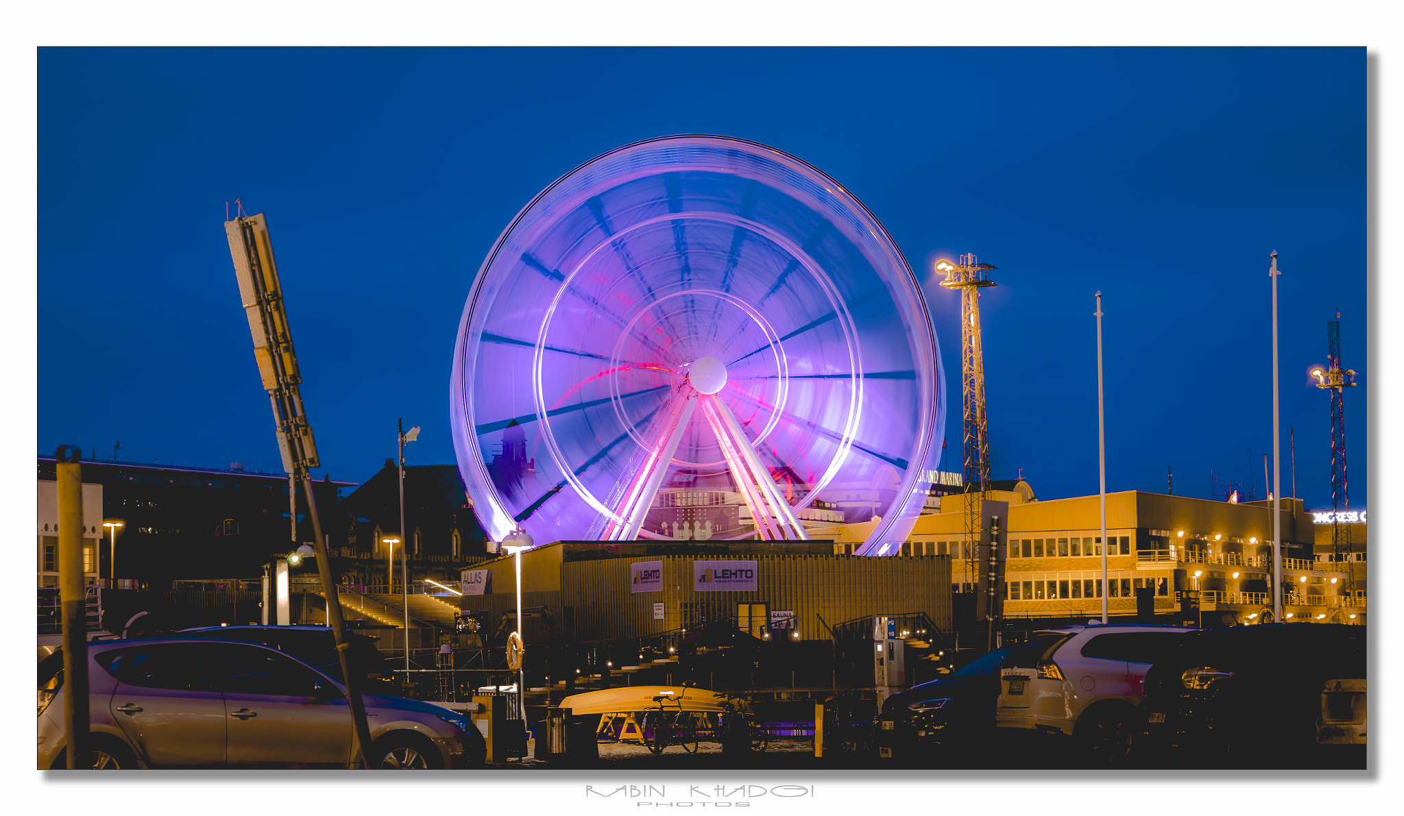 LUMIX G VARIO 12-60/F3.5-5.6 sample photo. Helsinki sky wheel photography
