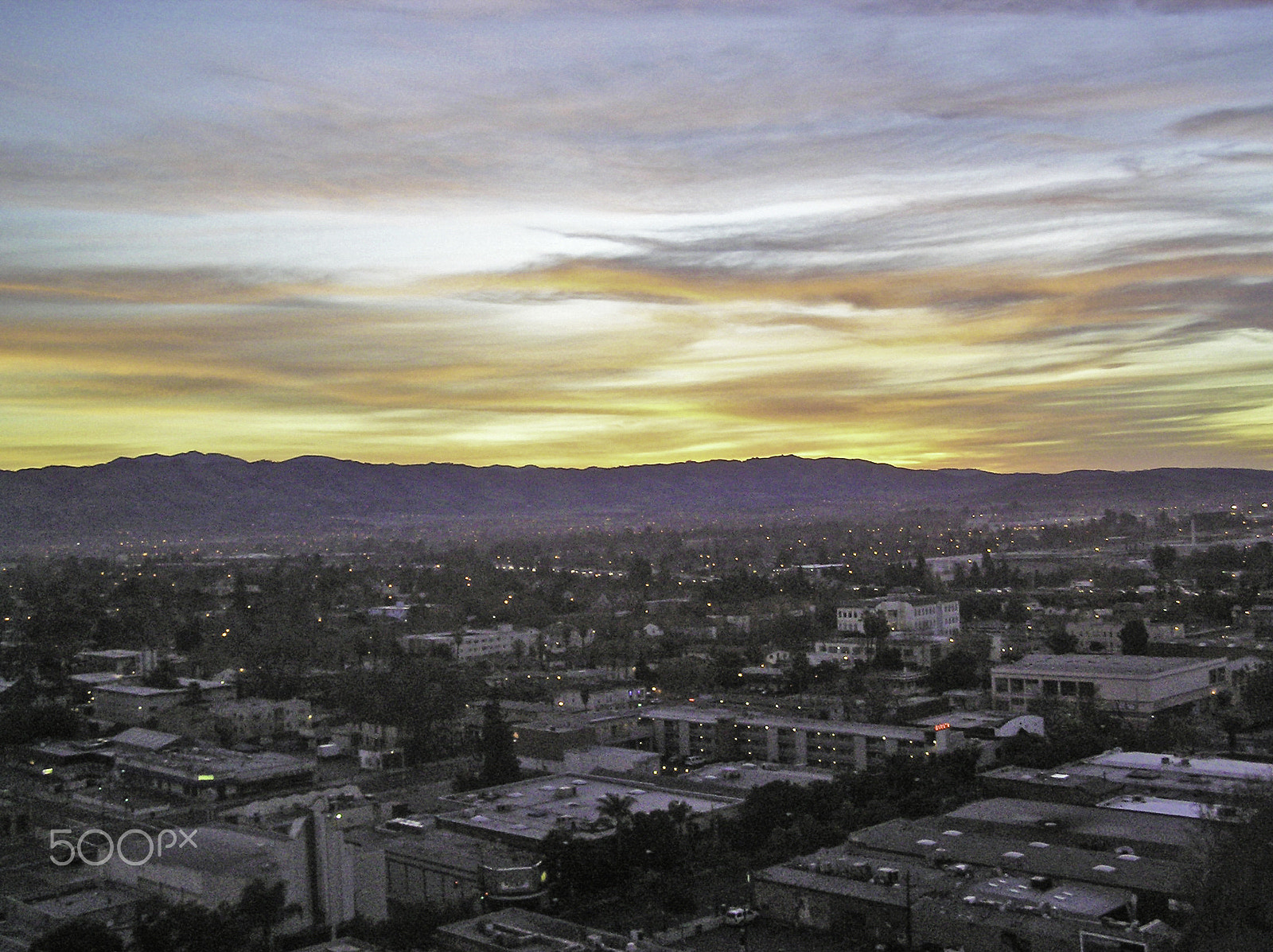 Olympus C750UZ sample photo. The colors of the sky over san jose at sunset photography