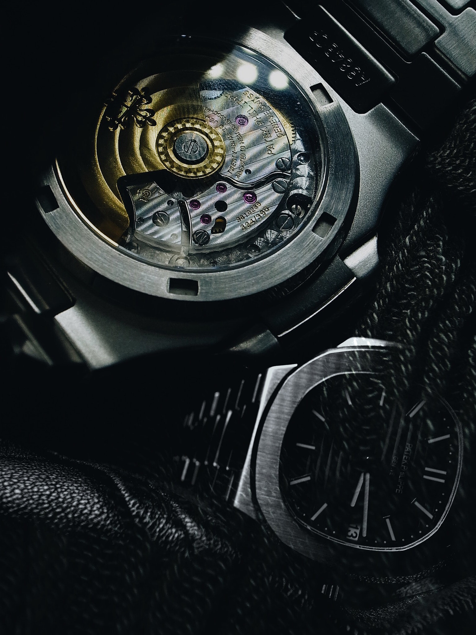 Ricoh GR DIGITAL 4 sample photo. Dual exposure for a petak philippe watch photography
