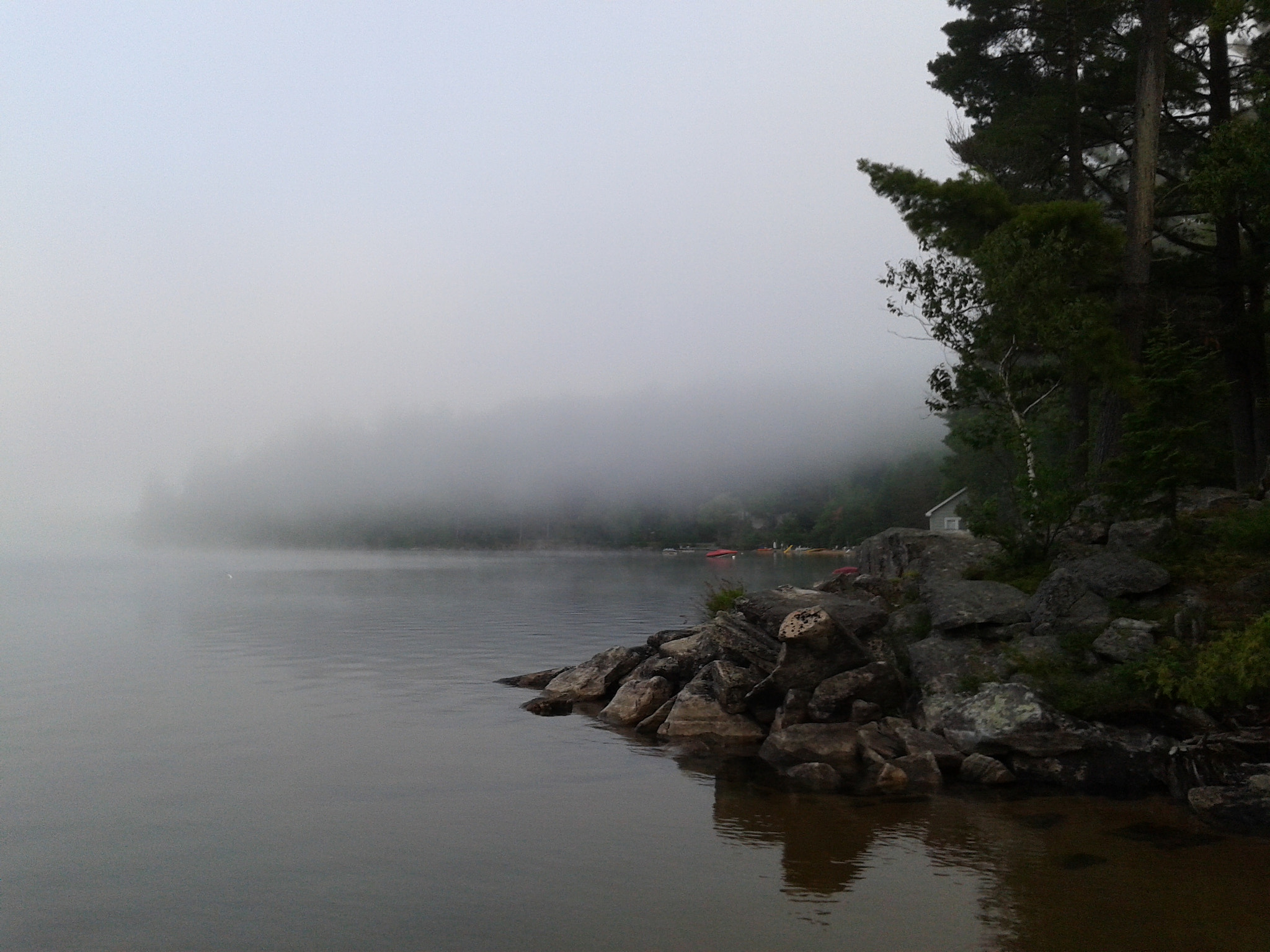Samsung Galaxy Core sample photo. Morning fog photography