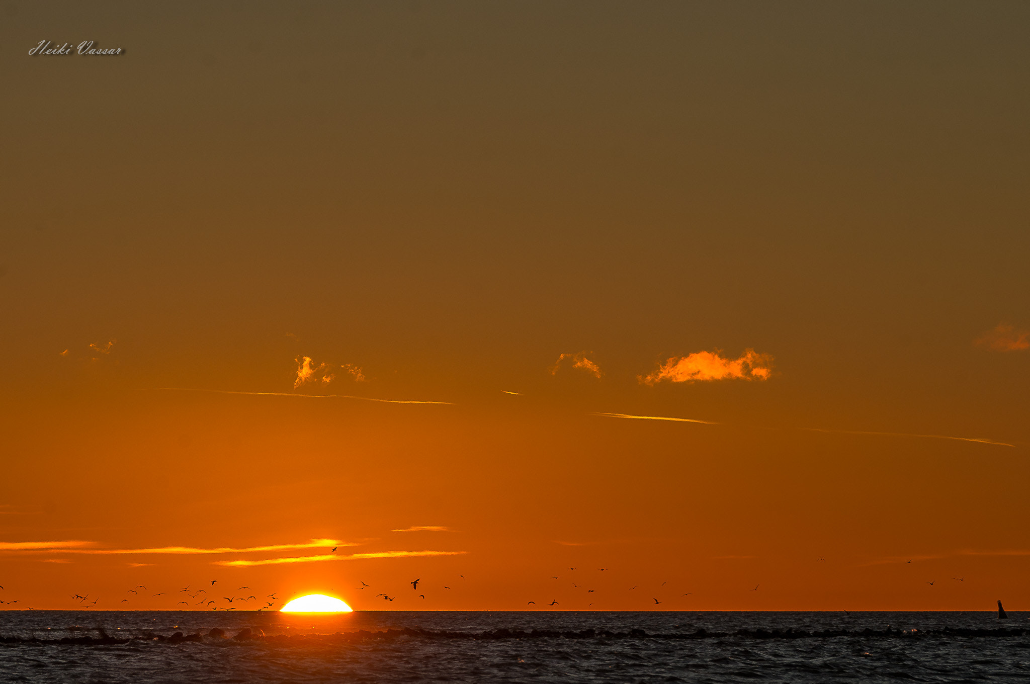 Pentax K-r sample photo. Sunset at sea. photography