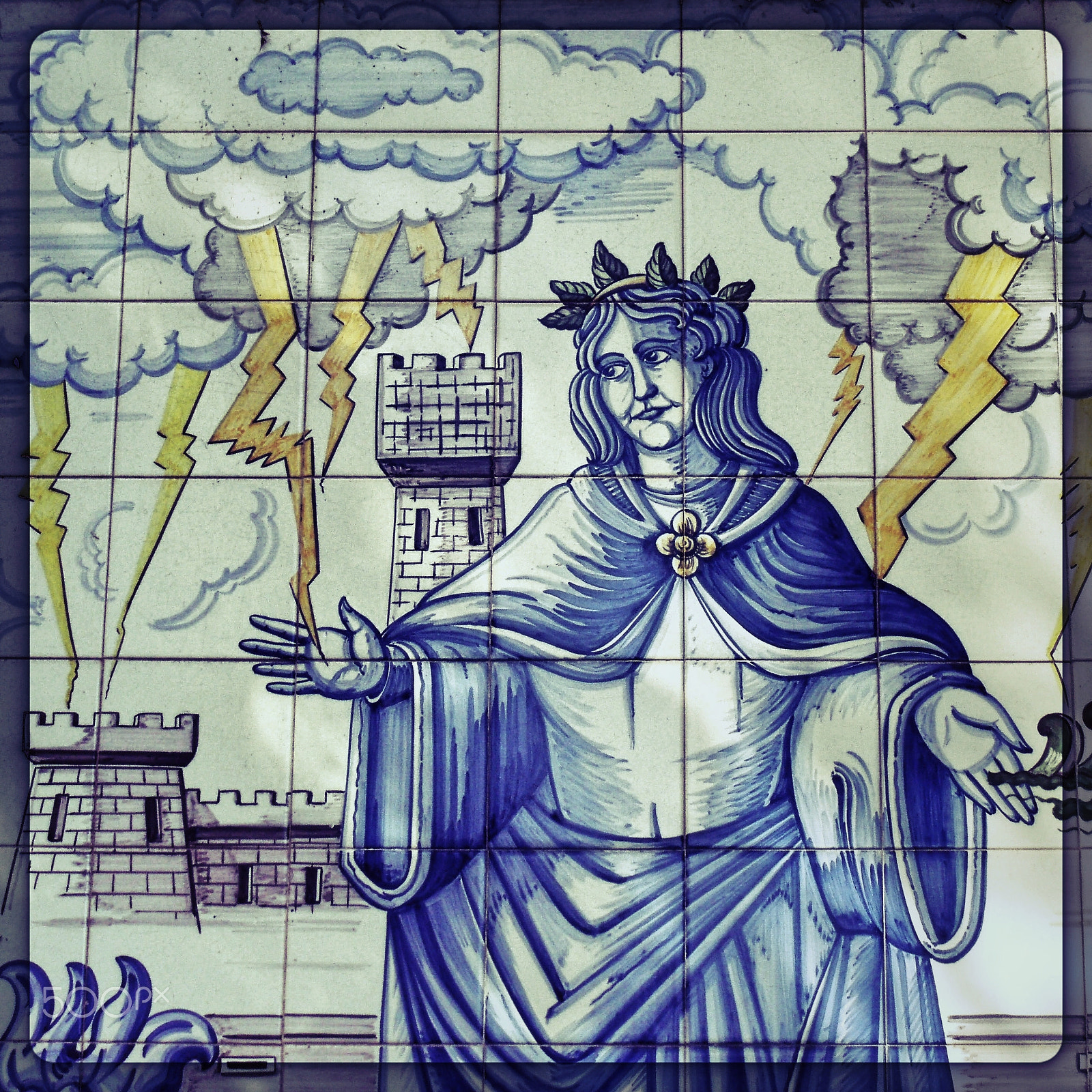 Olympus u760,S760 sample photo. Our lady of bad wheater? photography