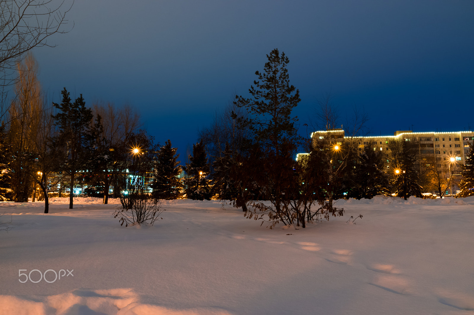 Sony SLT-A65 (SLT-A65V) sample photo. Evening sketch "before the snowfall" photography