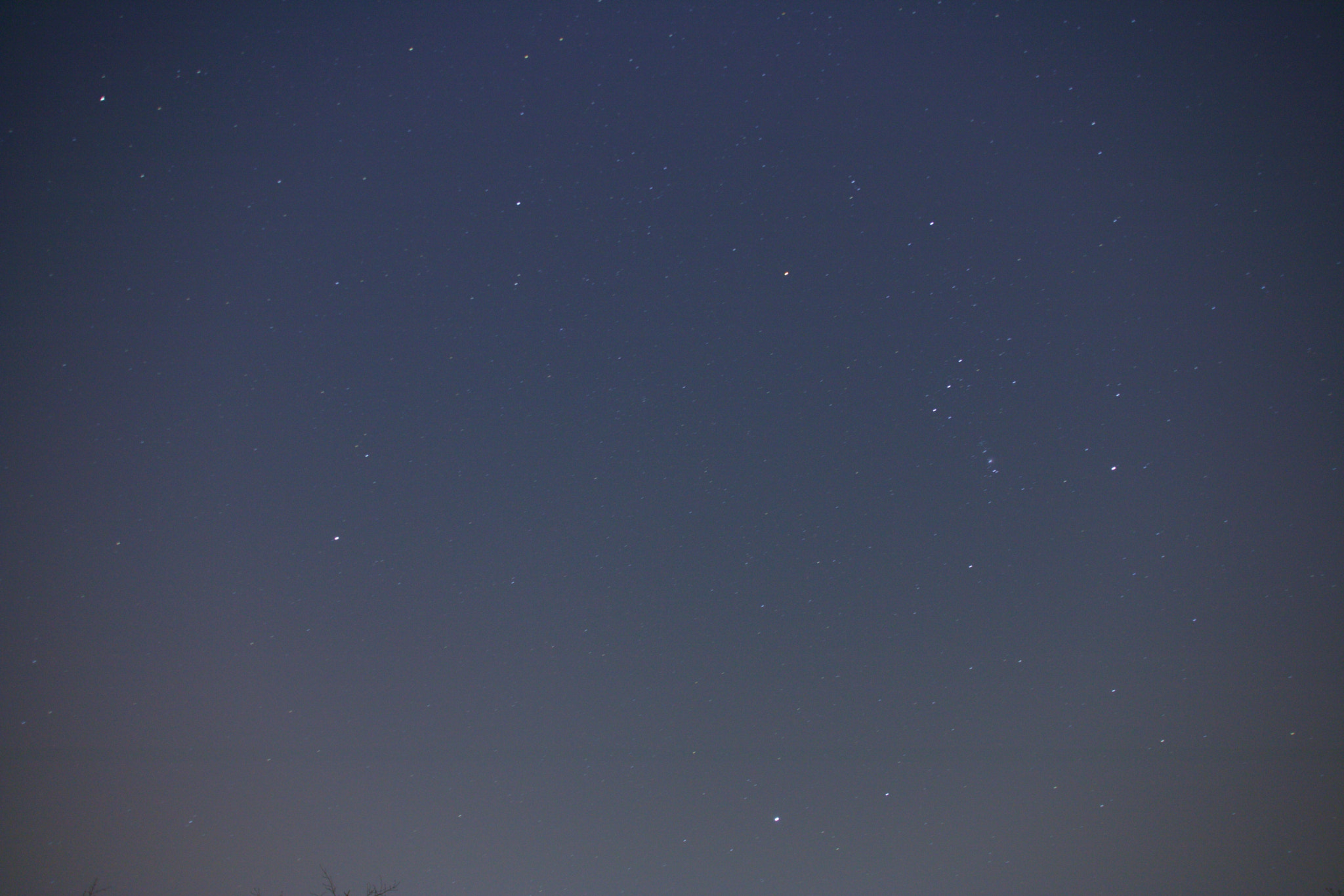 Canon EOS 350D (EOS Digital Rebel XT / EOS Kiss Digital N) sample photo. Orion and winter of large triangle photography
