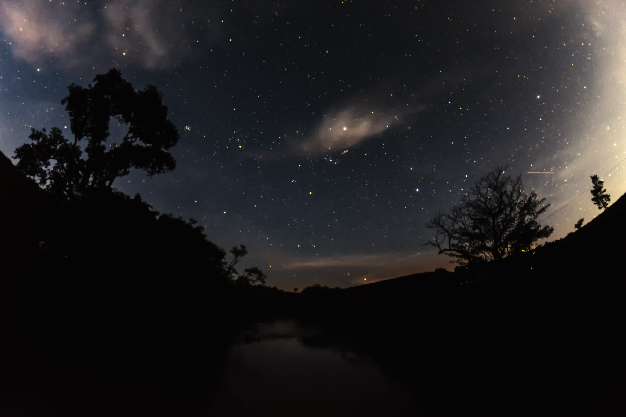 Nikon D5200 + Samyang 8mm F3.5 Aspherical IF MC Fisheye sample photo. Sky without moon. photography