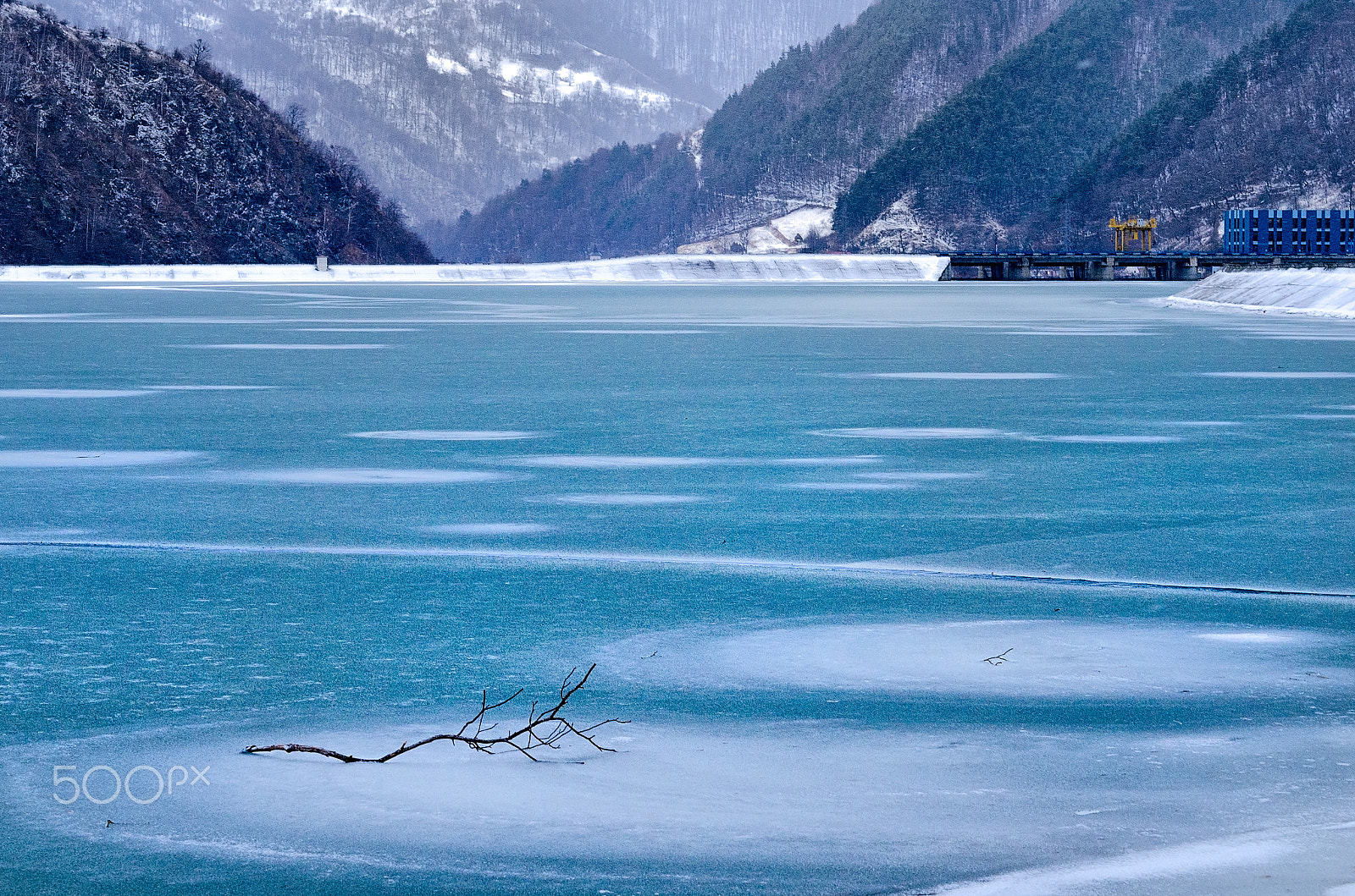 Nikon AF-S Micro-Nikkor 60mm F2.8G ED sample photo. Blue winter photography