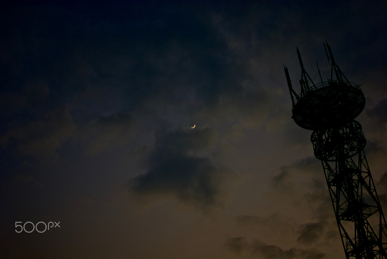 Pentax K-m (K2000) sample photo. Moon photography