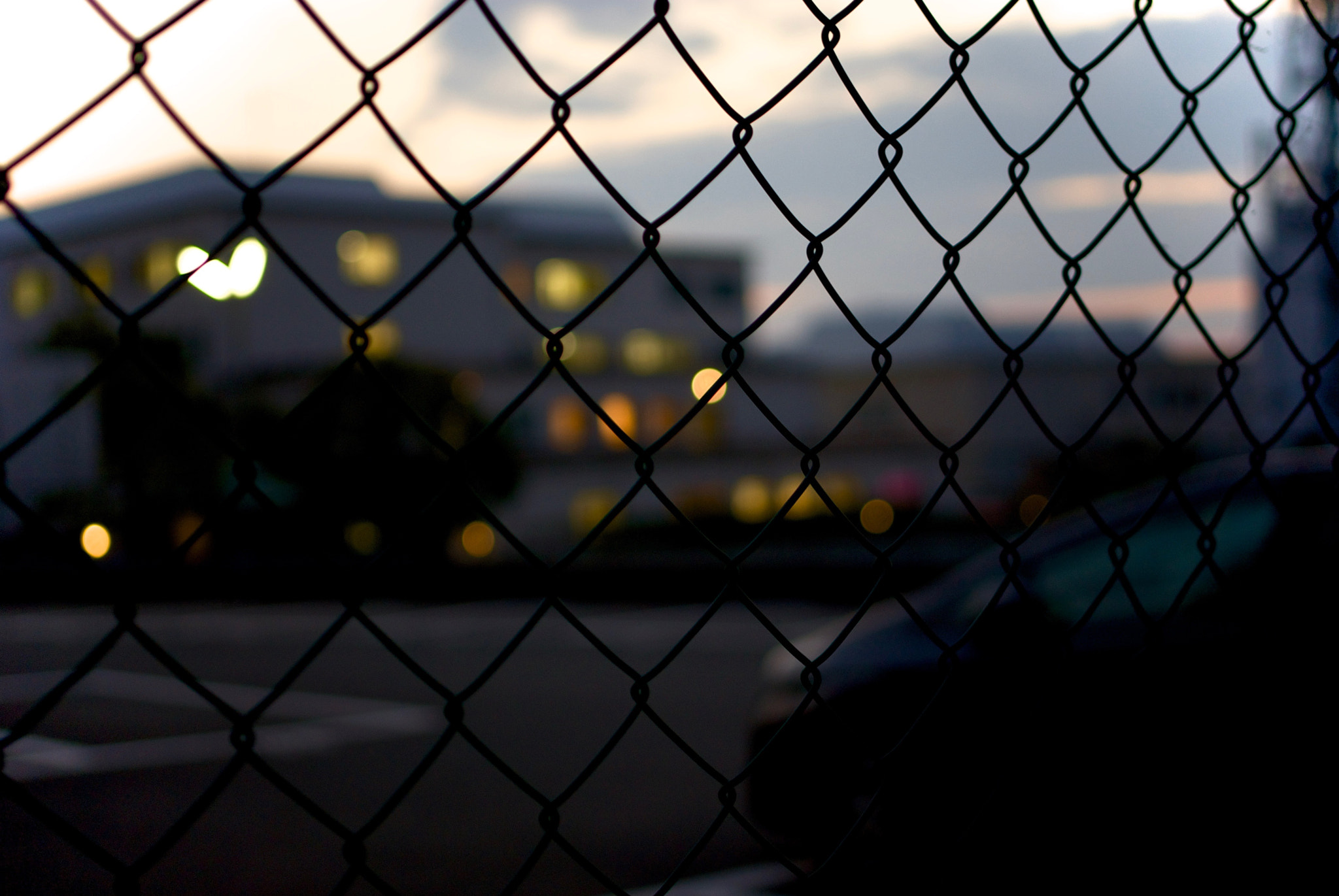 Pentax K-m (K2000) sample photo. Fence photography