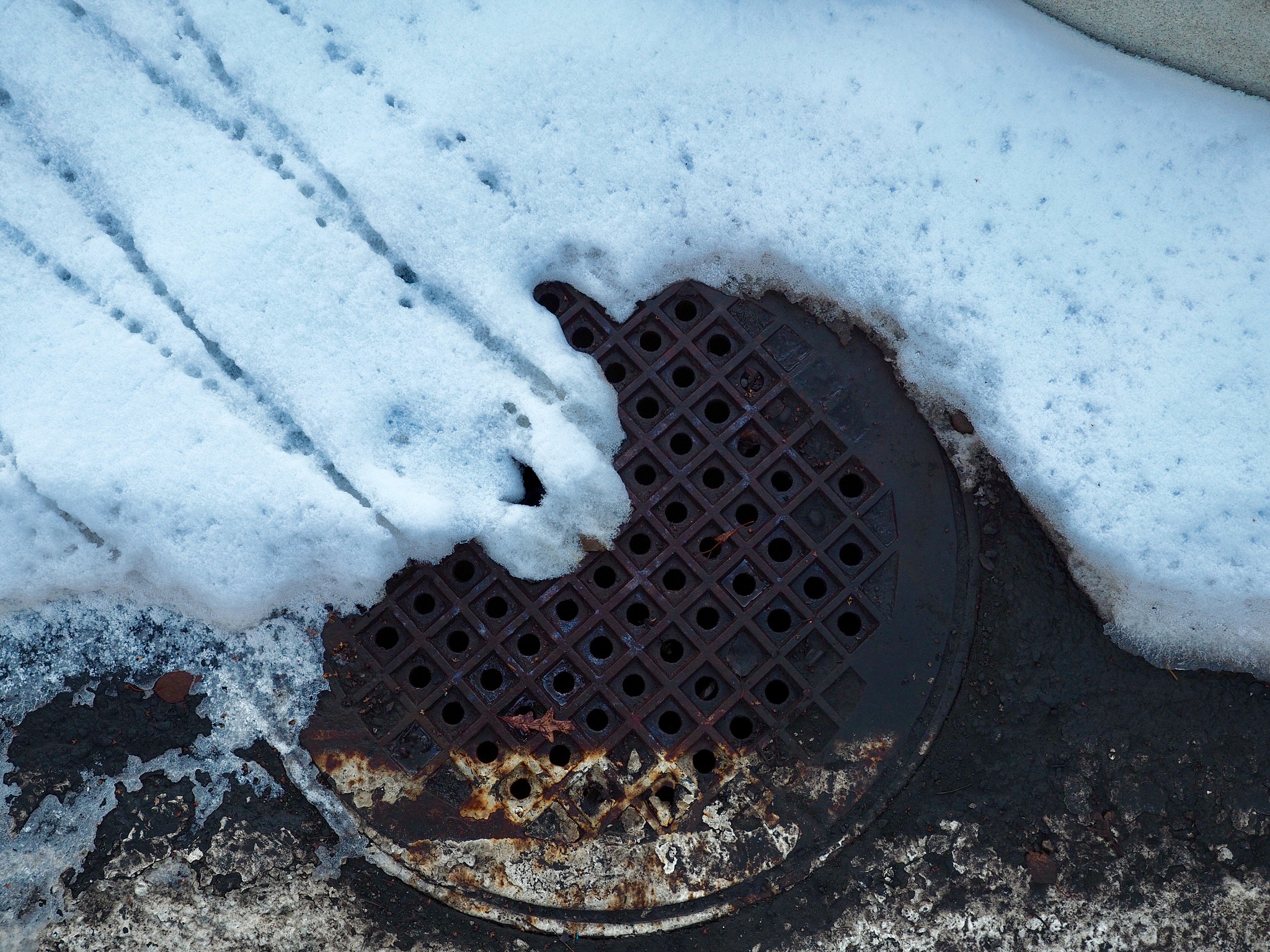 Olympus OM-D E-M5 II sample photo. Manhole photography